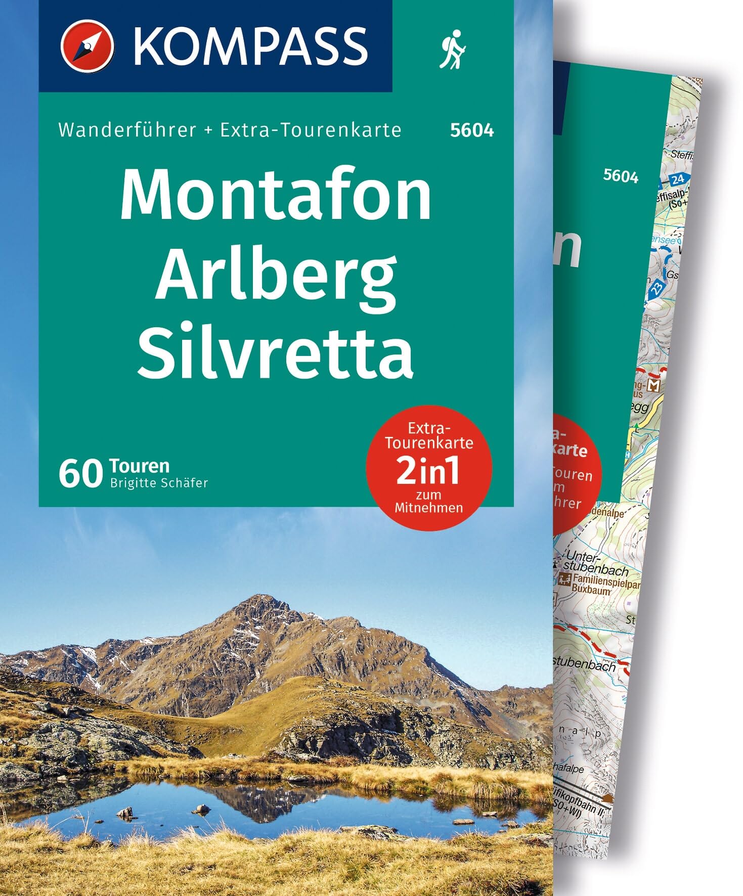 KOMPASS Wanderführer Montafon, Arlberg, Silvretta, 60 Touren mit Extra-Tourenkarte: GPS-Daten zum Download
