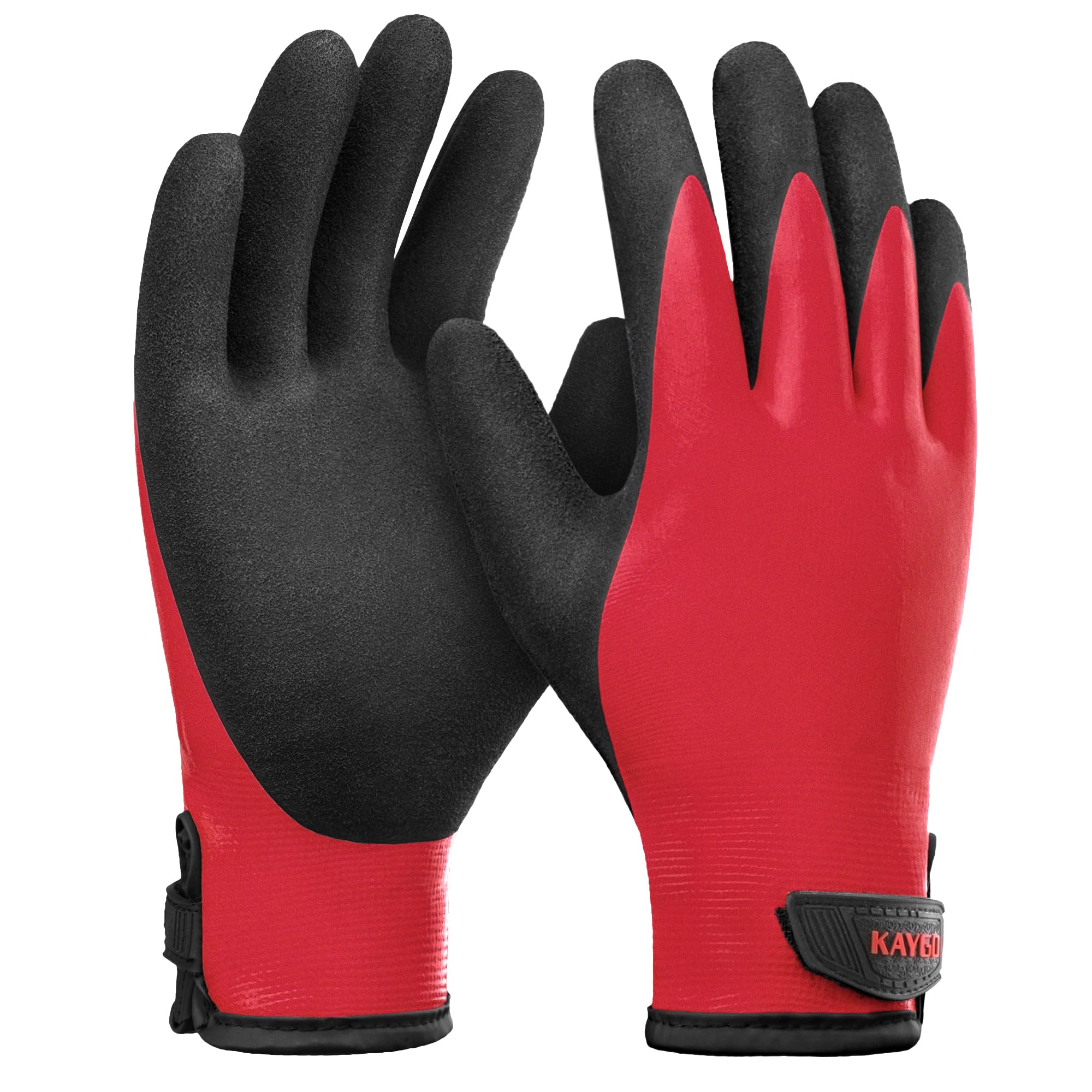 KAYGO 12 Paia Guanti Lavoro Sicurezza - MicroFoam Nitrile, Taglia S (7), Neri, Ottima Presa, Automotive - 4