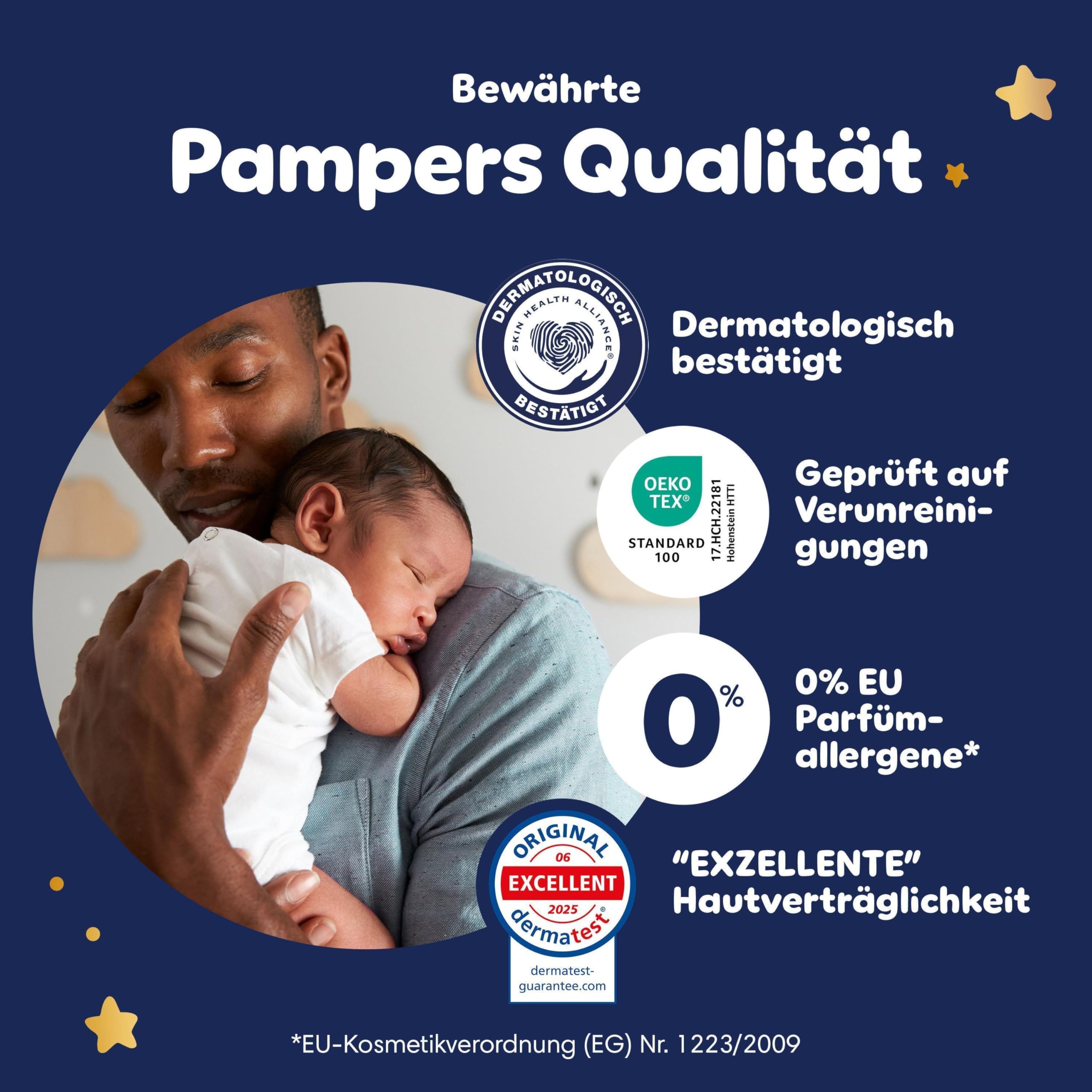 Pampers Night Pants Größe 7, 136 Windeln, 15kg+, bieten zusätzlichen Schutz für die ganze Nacht