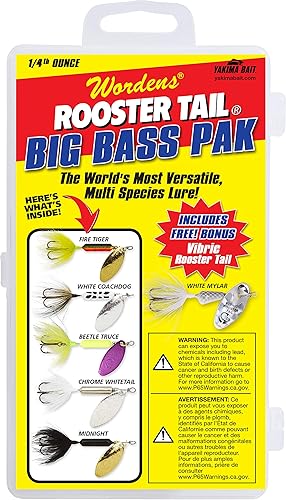 Yakima Bait Kit de caja giratoria de cola de gallo.