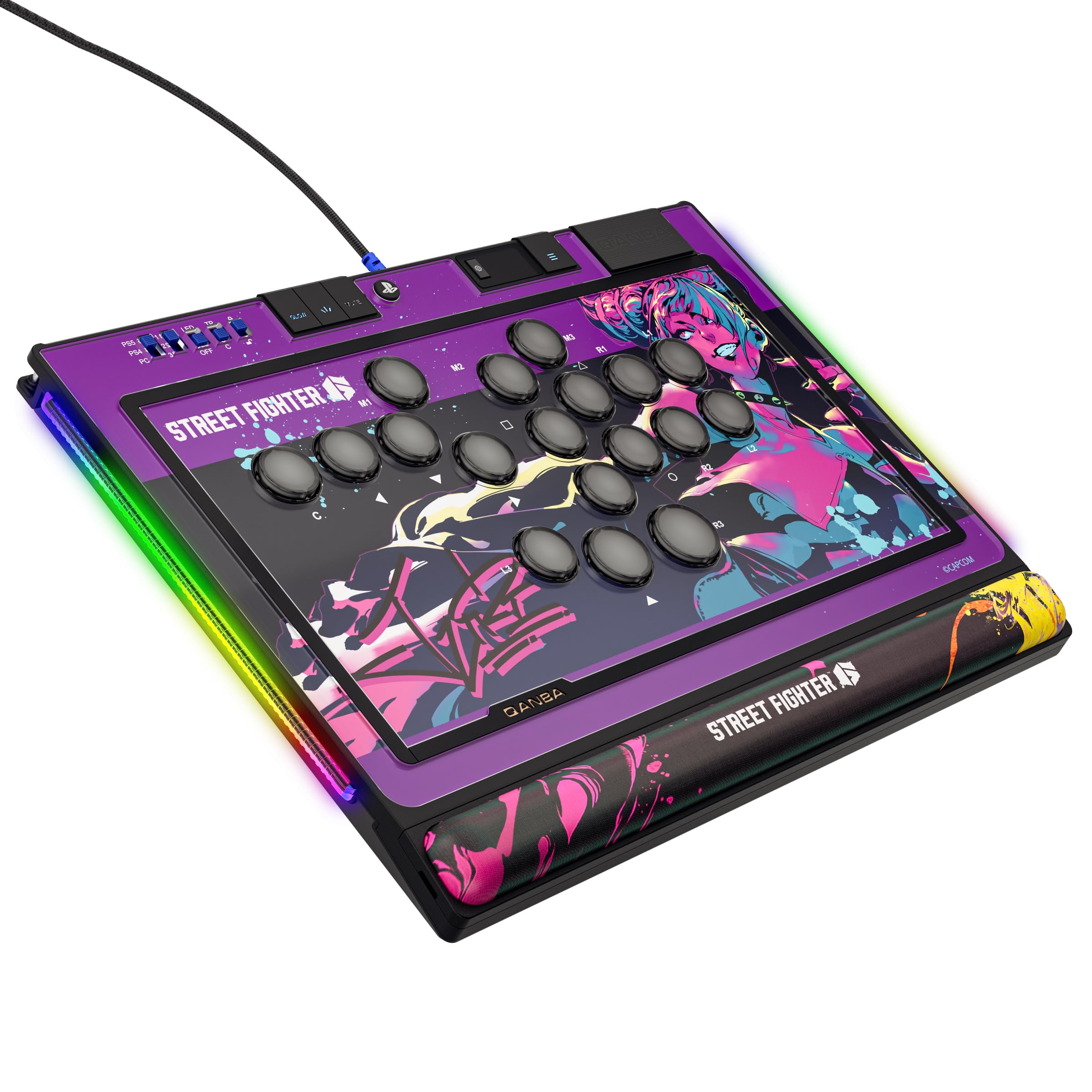 Qanba Sapphire S1 Leverless Arcade Controller Joystick for