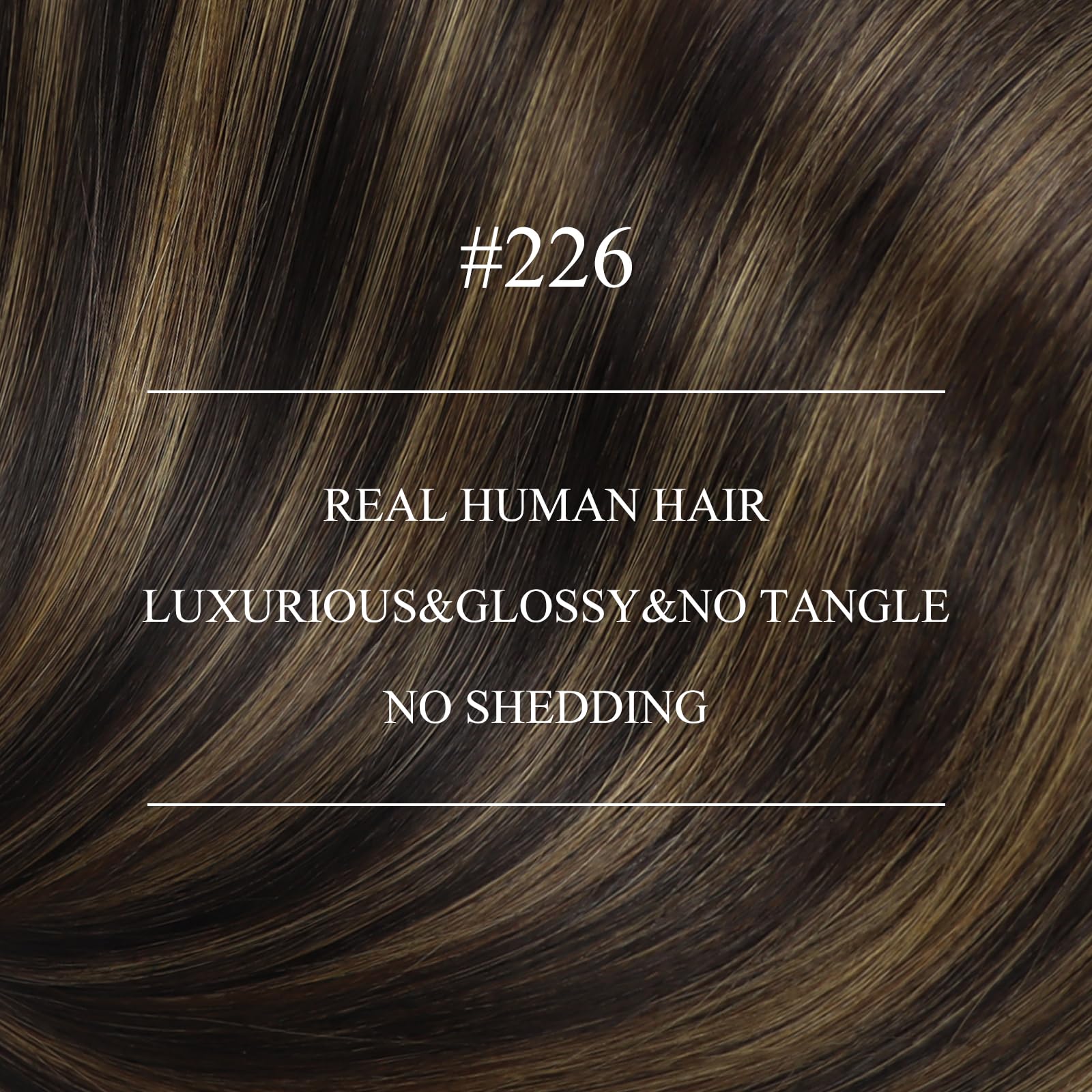YoungSee Nano Beads Hair Extensions Brown 24inch Nano Hair Extensions Balayage Dark Brown Ombre Brown Remy Nano Ring Hair Extension Balayage for Wedding Long Straight Cold Fusion 50s 50g - Image 2