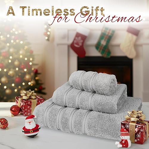 Miniatura 158 de American Soft Linen - Toalla de baño de gran tamaño de 40 x 80 pulgadas, extra grande para baño, 100% algodón turco, toallas de baño de gran