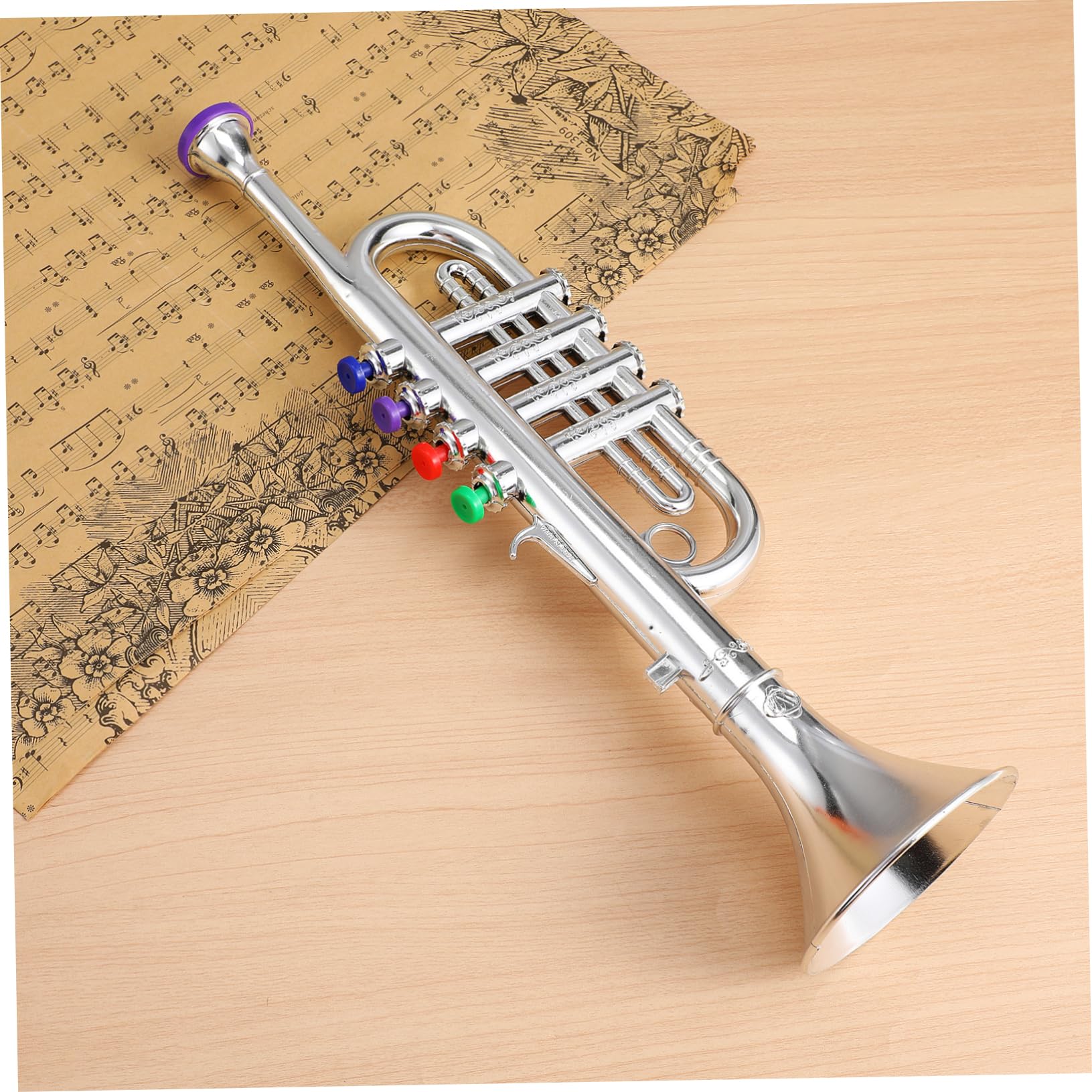 VANZACK Tromba per Colorata e Sicura Strumento Musicale Educativo Sonoro Portatile per Sviluppo Creatività e Apprendimento Musicale