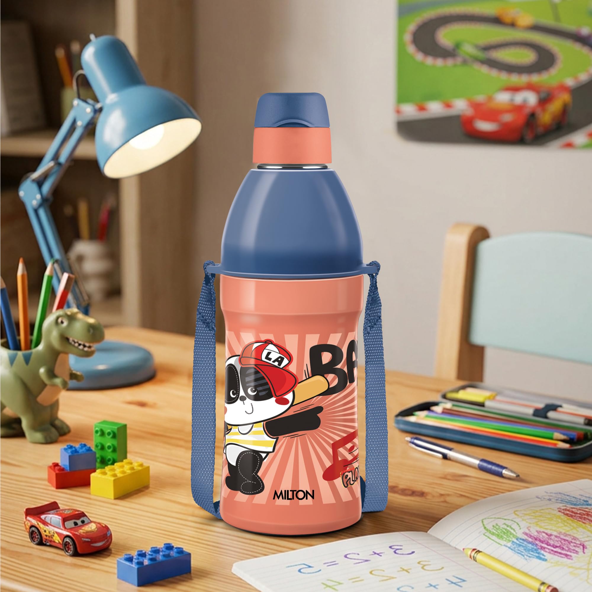 Milton Steel Benny 400 Water Bottle - Kids Leak Proof -5 Milton Steel Benny 400 Water Bottle - Kids Leak Proof -5