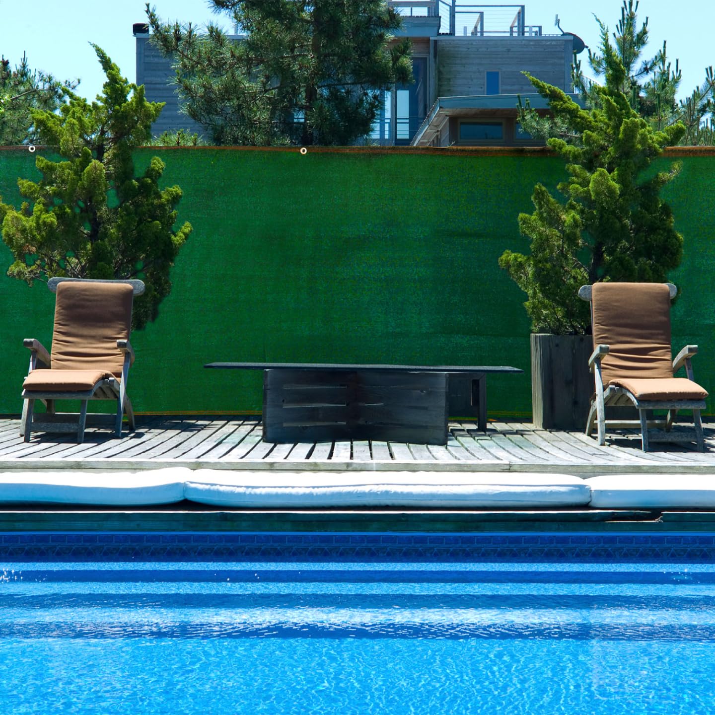 Probache - Brise Vue Haute densité 1 x 10 M Vert 300 GR/m² qualité Pro