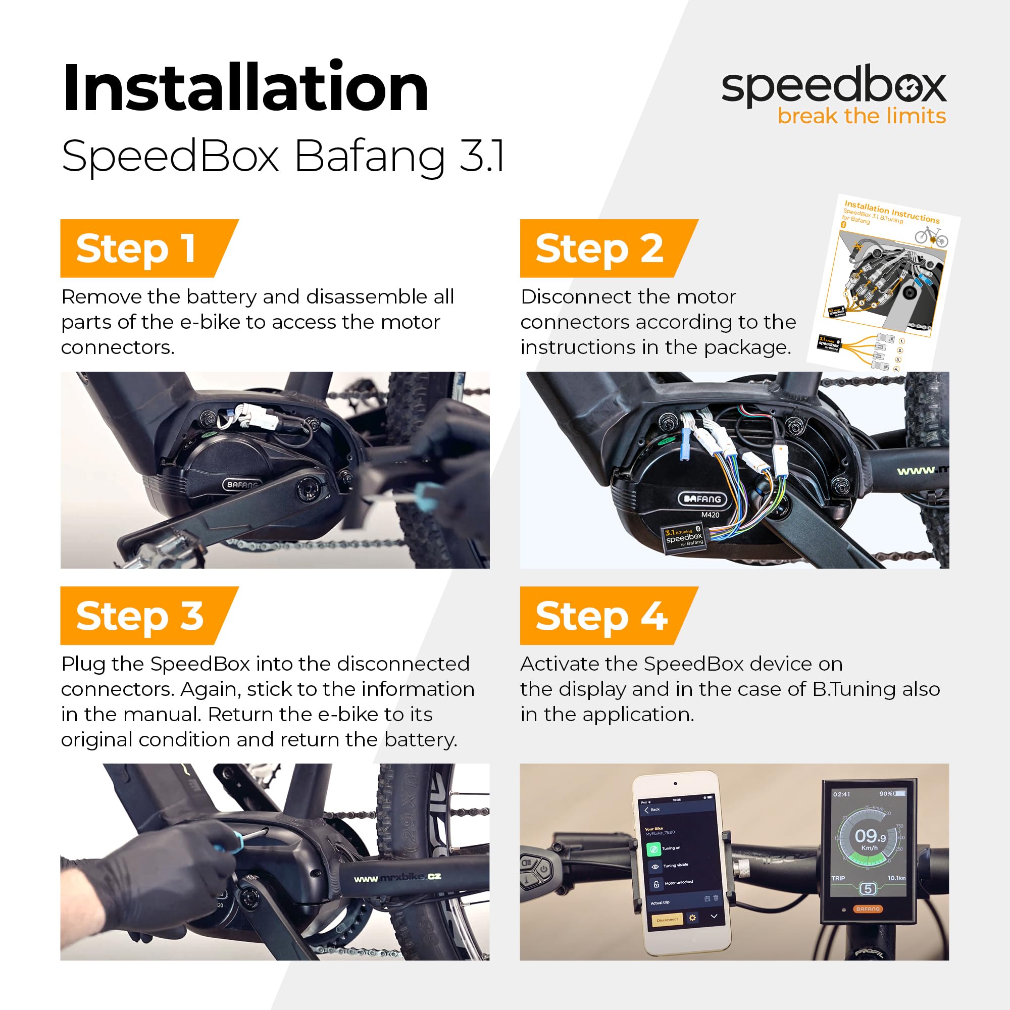 SpeedBox 1.6 for Bosch (Smart System G.5 + Rim Magnet) with app – E-Bike Tuning Shop