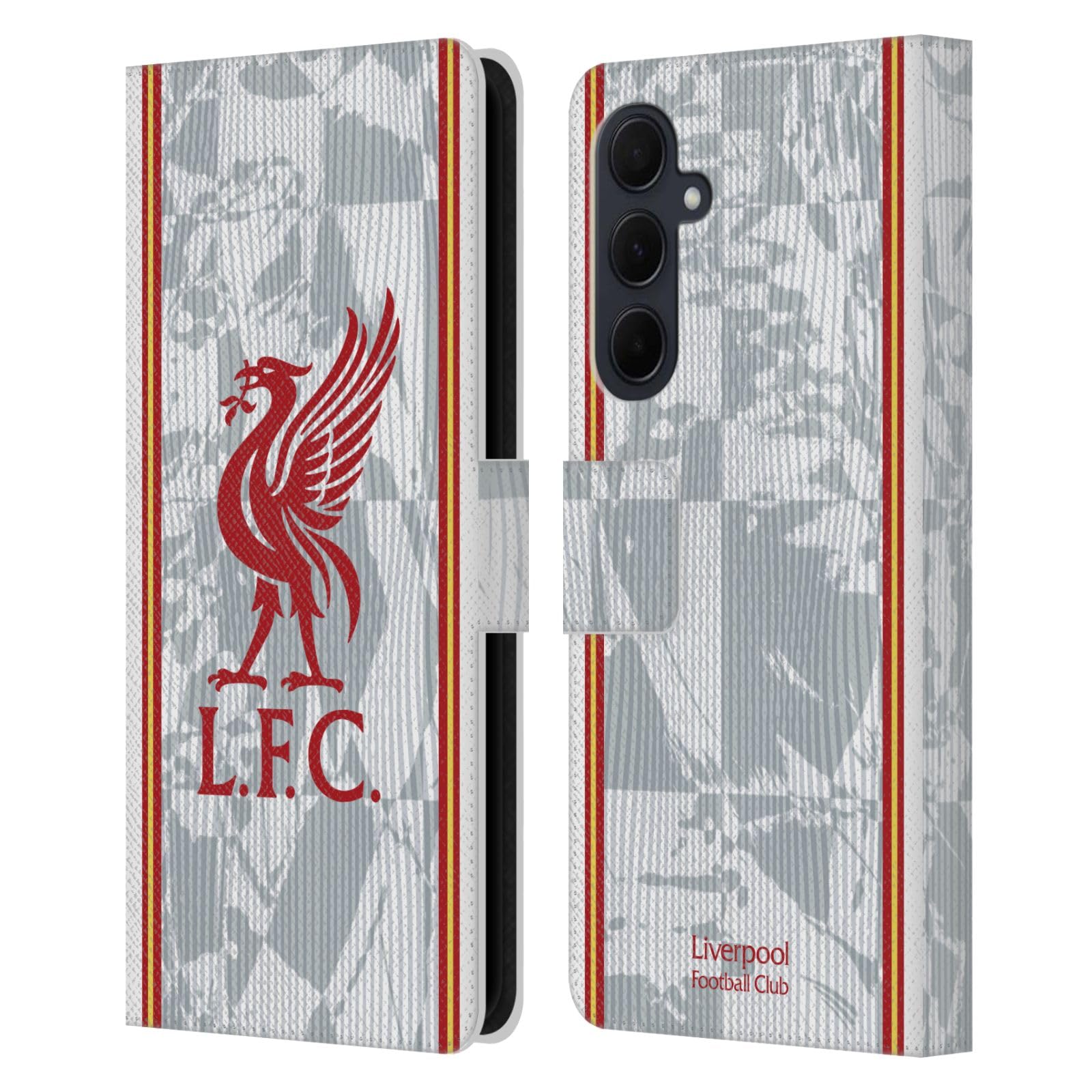 Head Case Designs Officially Licensed Liverpool Football Club Third Kit 2024/25 Leather Wallet Case Compatible With Samsung Galaxy A35 5G — image 1