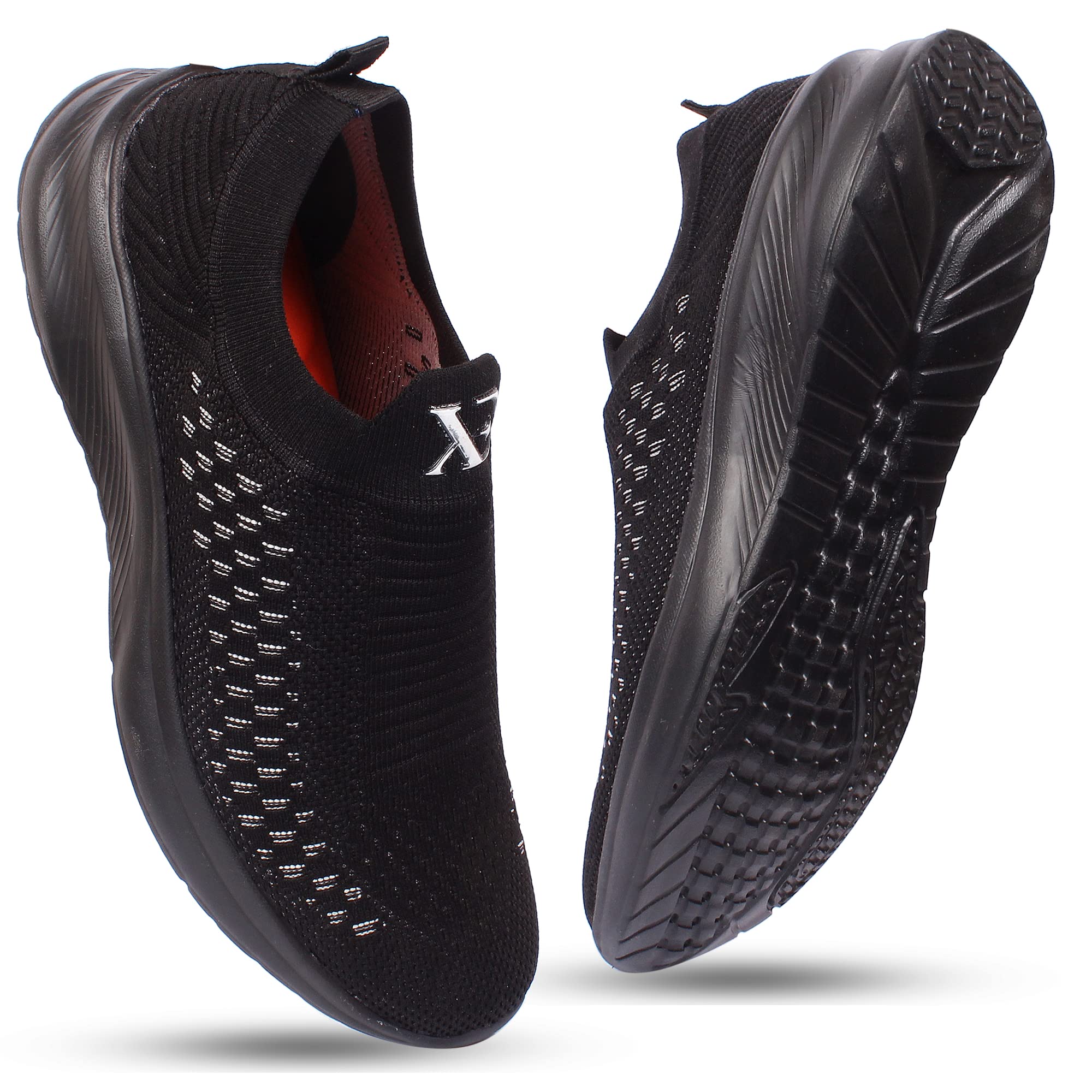 XE Looks Comfortable Breathable Upper Mesh with Memory Foam Insole Casual Black Shoes for Men Black UK - 6 (B0BQWLWG7G) Amazon Price History, Amazon Price Tracker