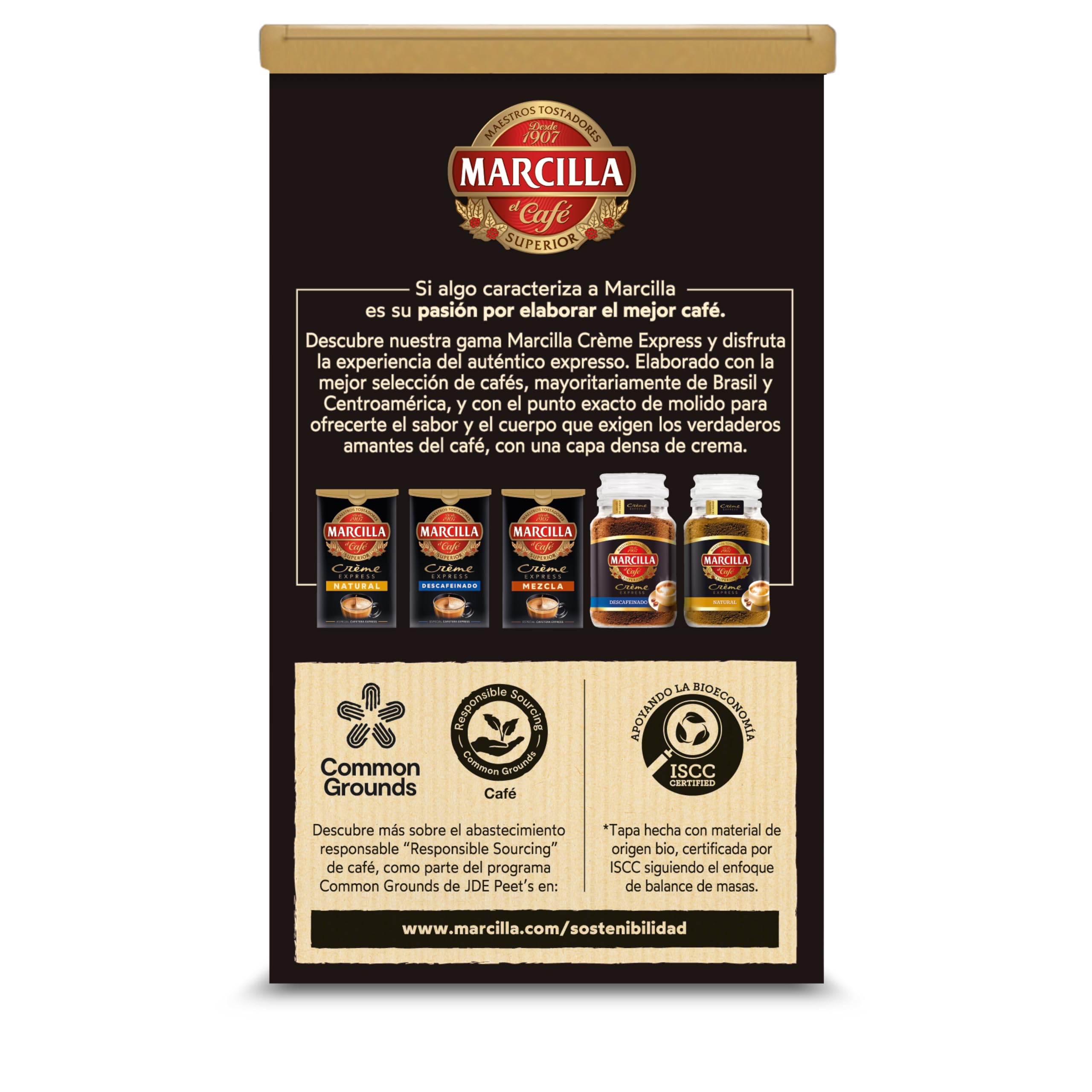 Marcilla Café Molido Crème Express Natural 250g
