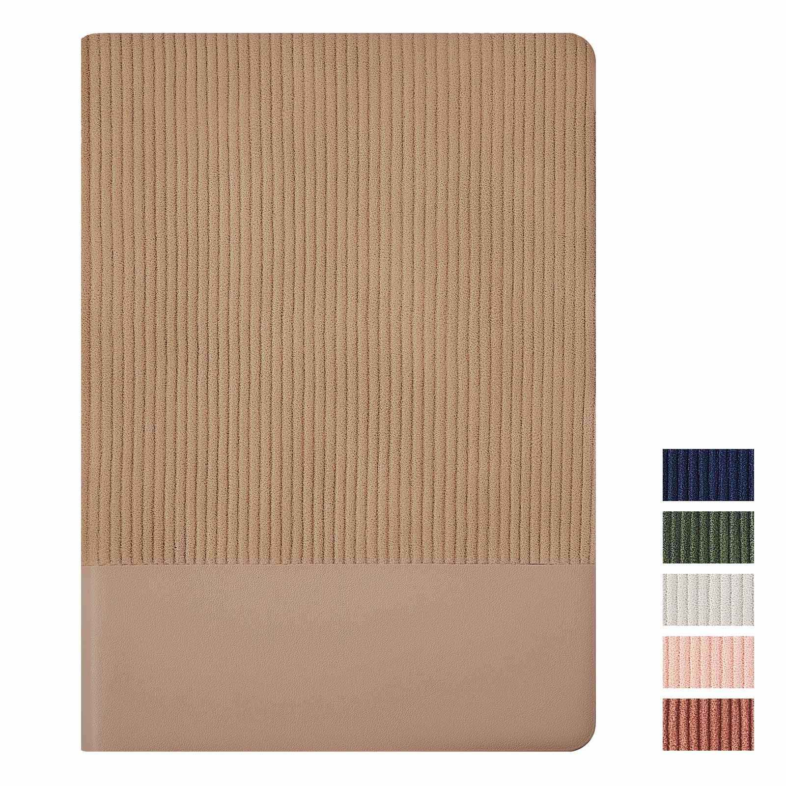Cuaderno de rayas punteadas A5 TSFPapier con tapa dura de cuero para oficina y escuela