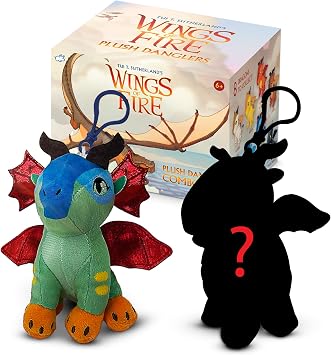Fire Wings Dragon Plush - Glory & Mystery Dragon Combo Box - Soft Stuffed Animal Hanging Toy - Collectible Dragon Plush Toy for Kids - 2 Dragons in 1 Box