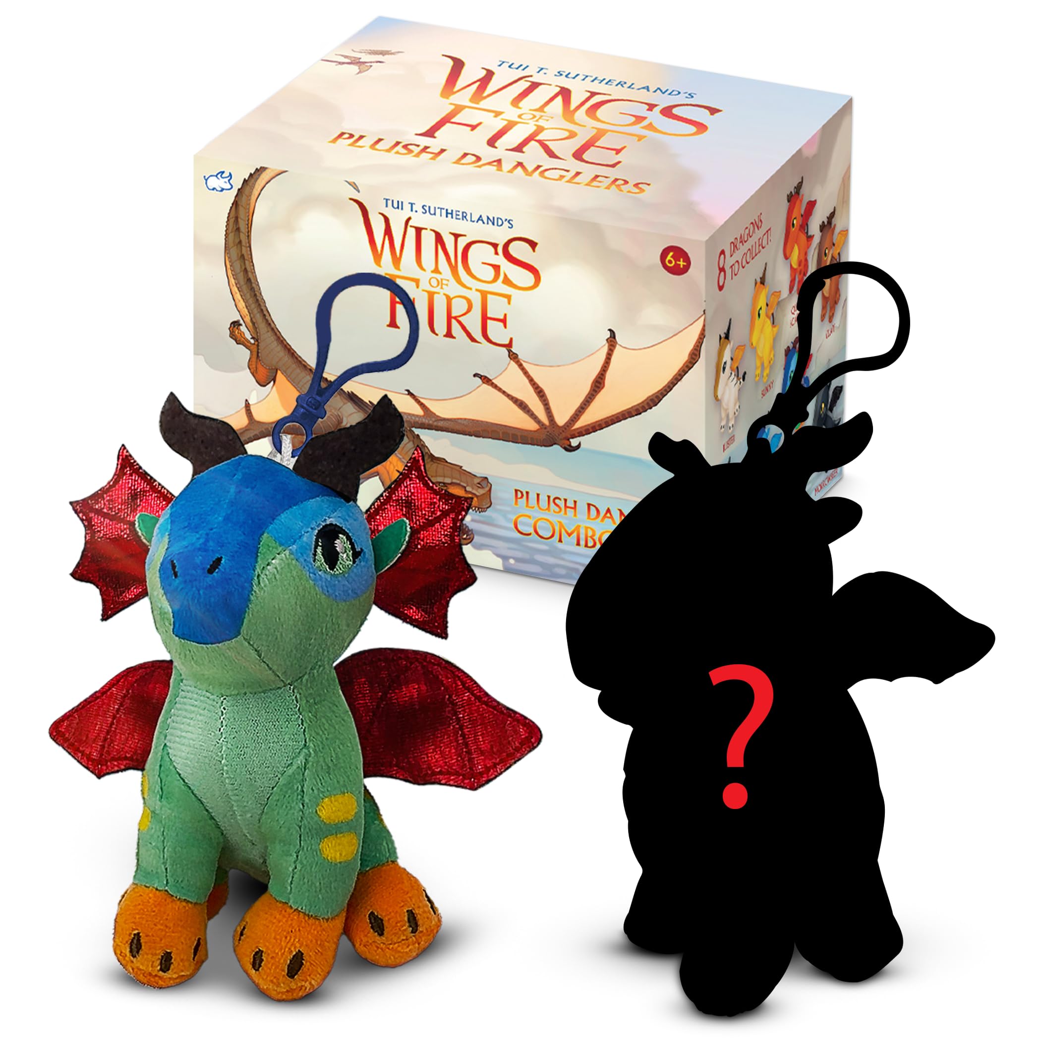 Tui T Sutherlands - Wings of Fire Dragon Plush Stuffed Animal - Glory Mystery Dragon Combo Box -