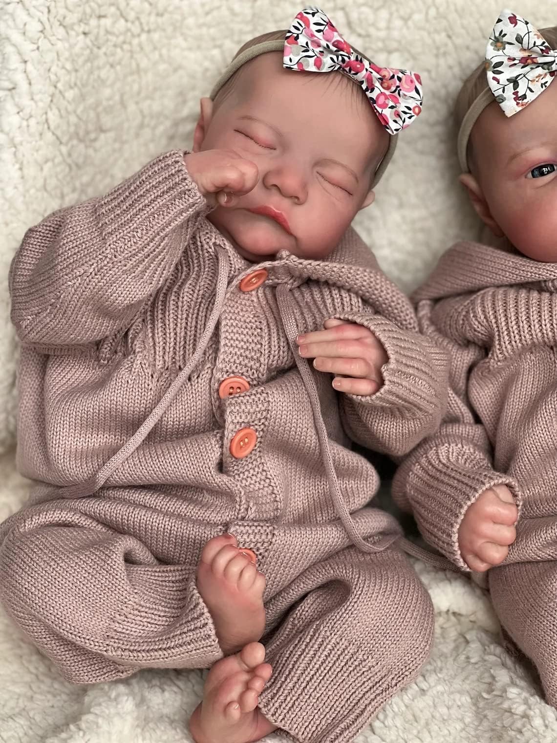 Amazon.com: Zero Pam Reborn Twins Boy and Girl 19 Inch Realistic