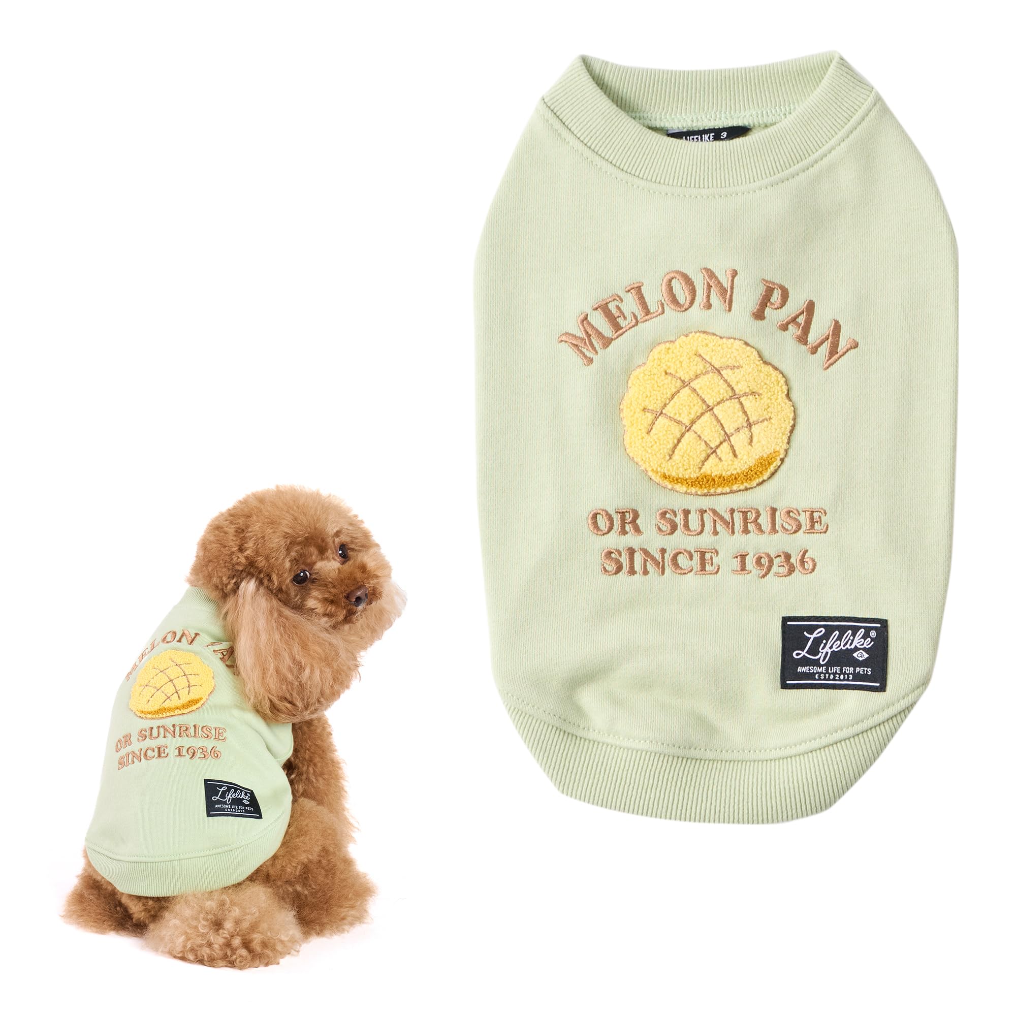 Amazon | 【LIFELIKE公式】ベーカリートレーナー 犬 服 パン柄 パン