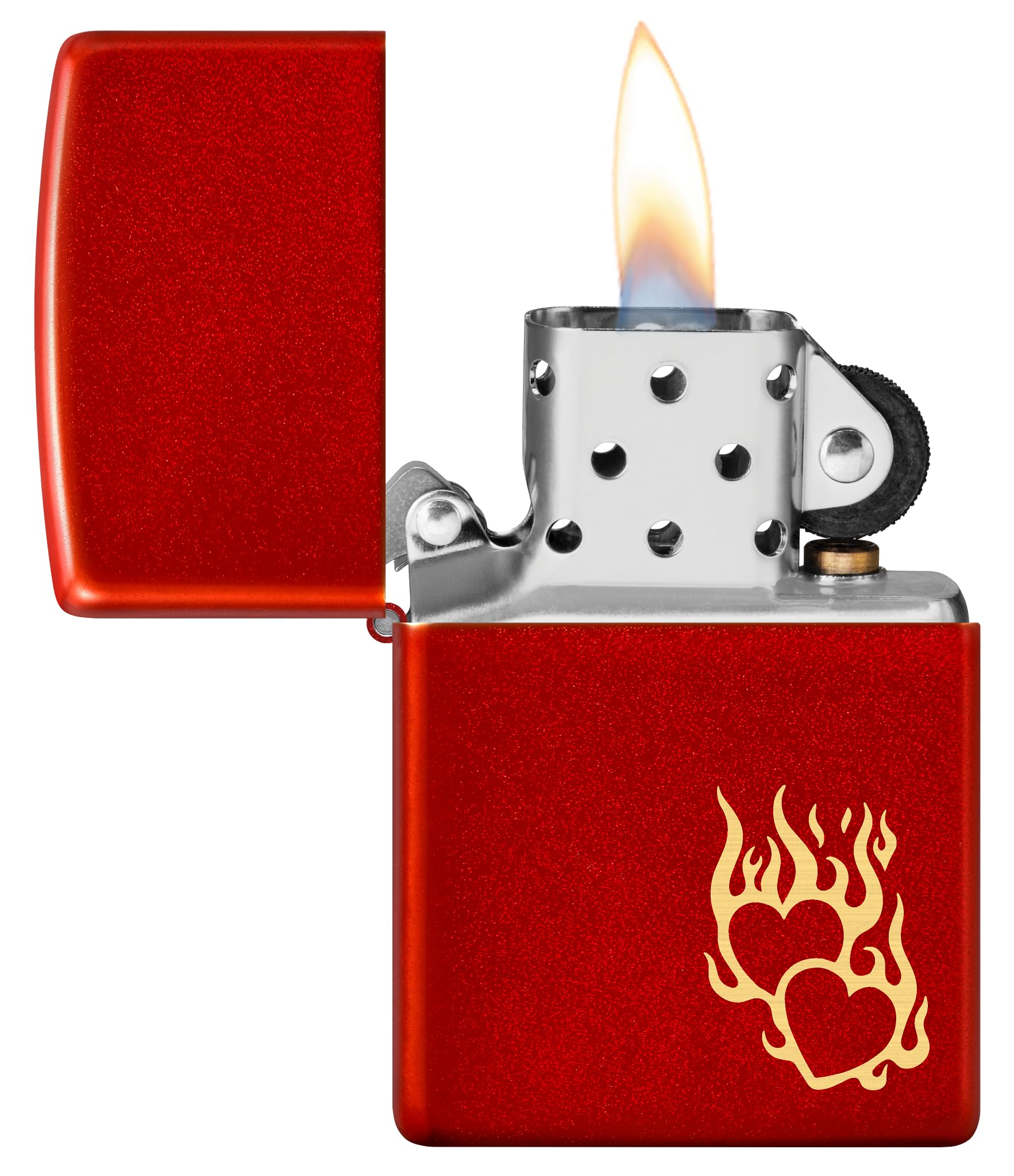 Amazon.com: Zippo Lighter: Engraved Flaming Hearts