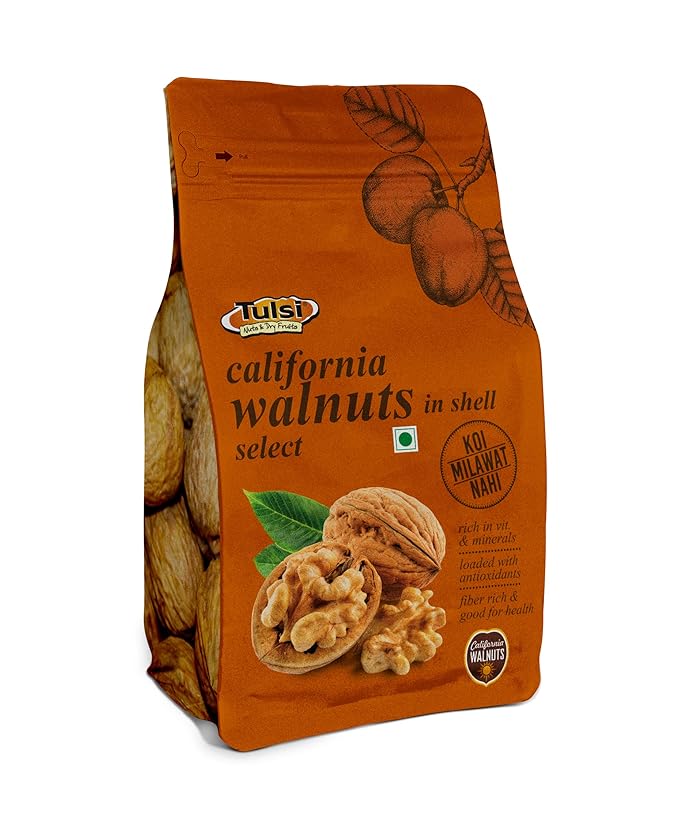 Tulsi California Walnut Inshell Select 500g Large Size Inshell
