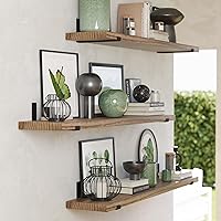 Vista 7 de Wallniture Forte - Estantes flotantes rústicos de 60 x 11.5 pulgadas para pared, dormitorio, oficina, sala de estar, estantes de cocina, incluidos