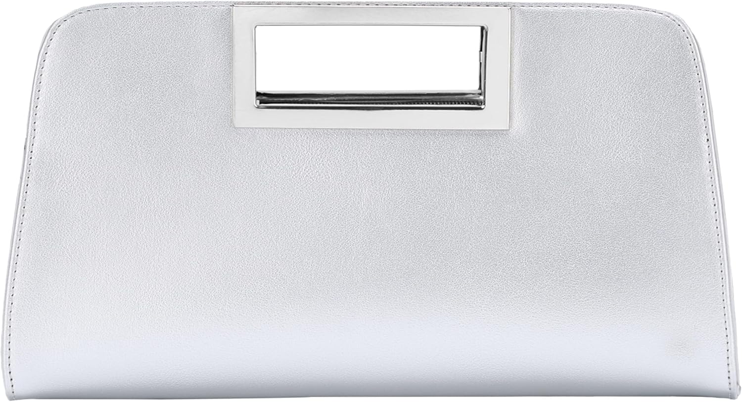 VASCHY Clutch Purse for Women,Fashion Vegan Leather Cut-Out Handle Evening Handbag Crossbody Shoulder Bag for Wedding,Party