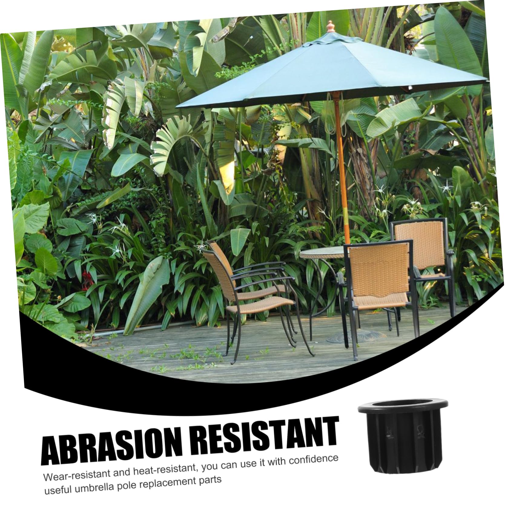 SUPVOX 1 Set insert patio umbrella accessories base for outdoor umbrella screw rod parasol sand anchor grommet umbrella stand outdoor bases replacement parts