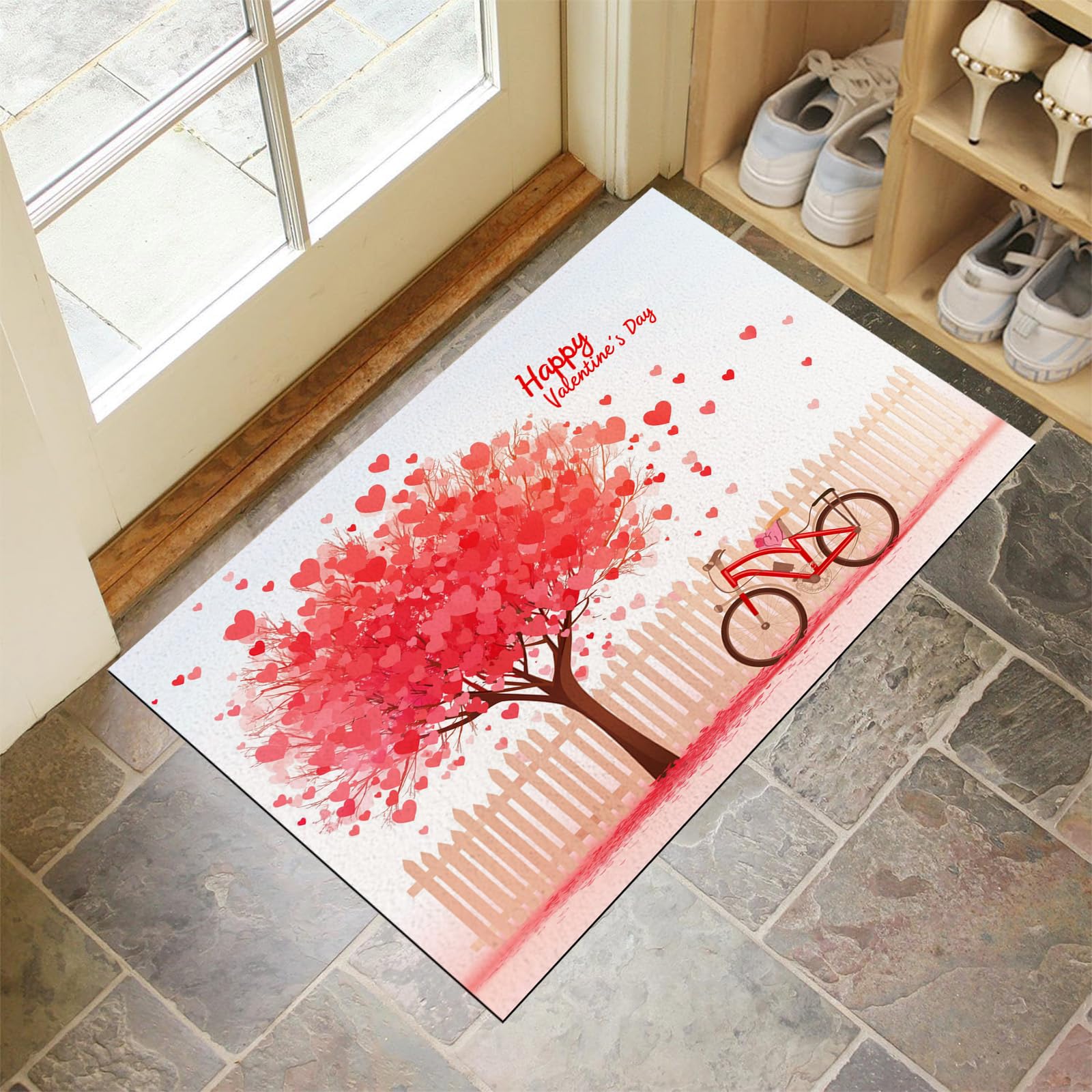 Tapis Entrée Imperméable Antidérapant pour Sol Propre et Sec 50X80