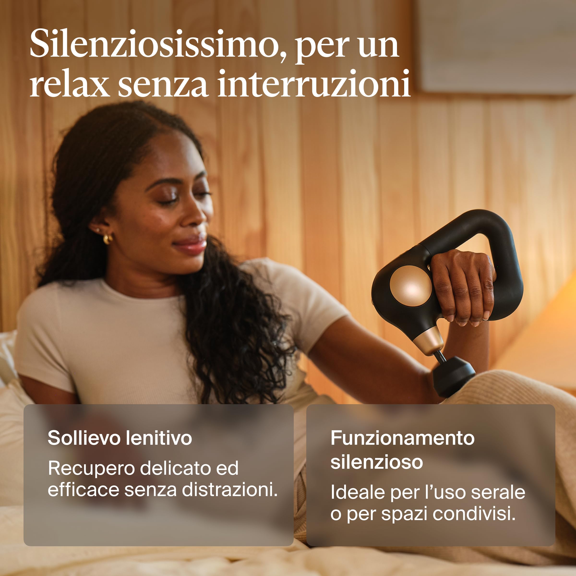 Therabody Theragun Sense (2a generazione) - Pistola massaggiante rilassante con routine guidate integrate per alleviare lo stress, la tensione e il sonno
