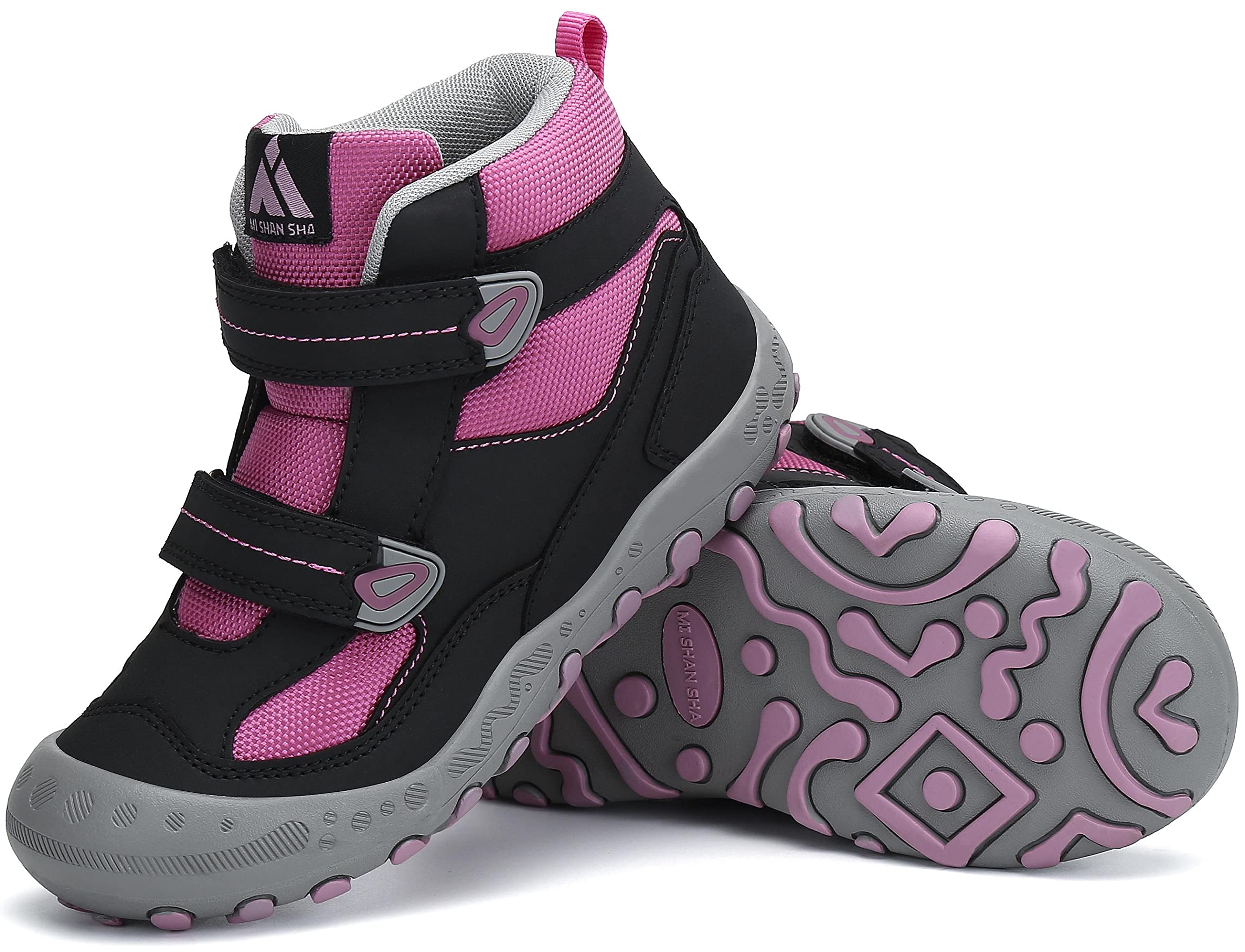 Mishansha Botas de Senderismo Niño Niña Antideslizante Ligero Zapatillas de Montaña 37 EU