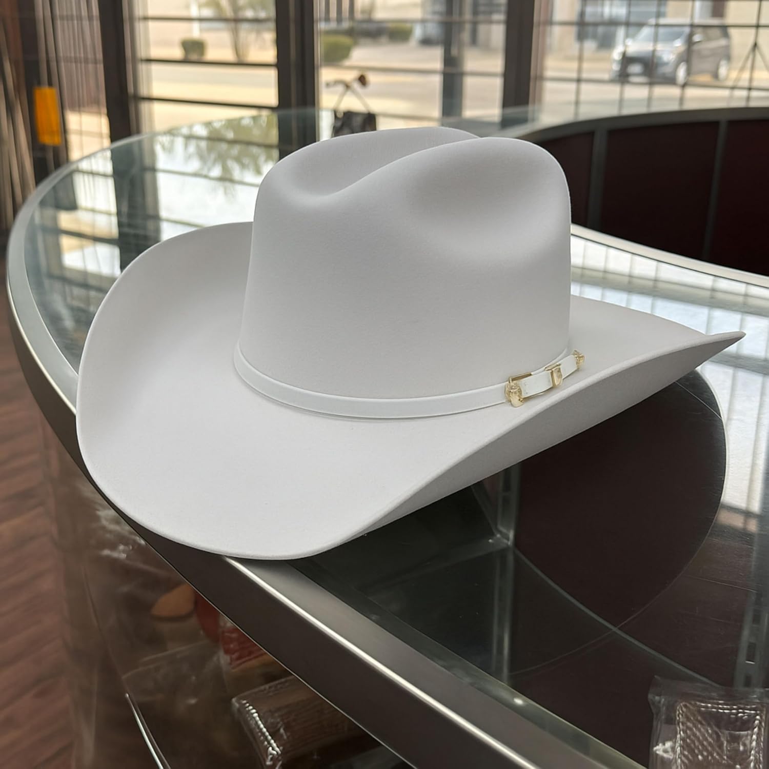 El Cattleman Handmade Cowboy Hat – 100% Bolivian Wool Felt, Premium Western Hat, 4 5/8" Crown, 4" Brim, Made in Mexico