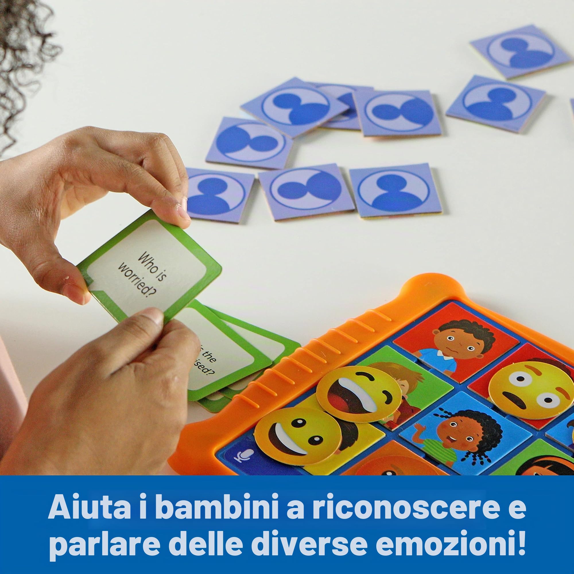 Learning Resources Giochi per l’apprendimento Socio-emotivo Who's Feeling What, Gioco di Comunicazione per Bambini, Imparare Le Emozioni, Sviluppo dei Sentimenti dei Bambini, 49 Pezzi, 3+