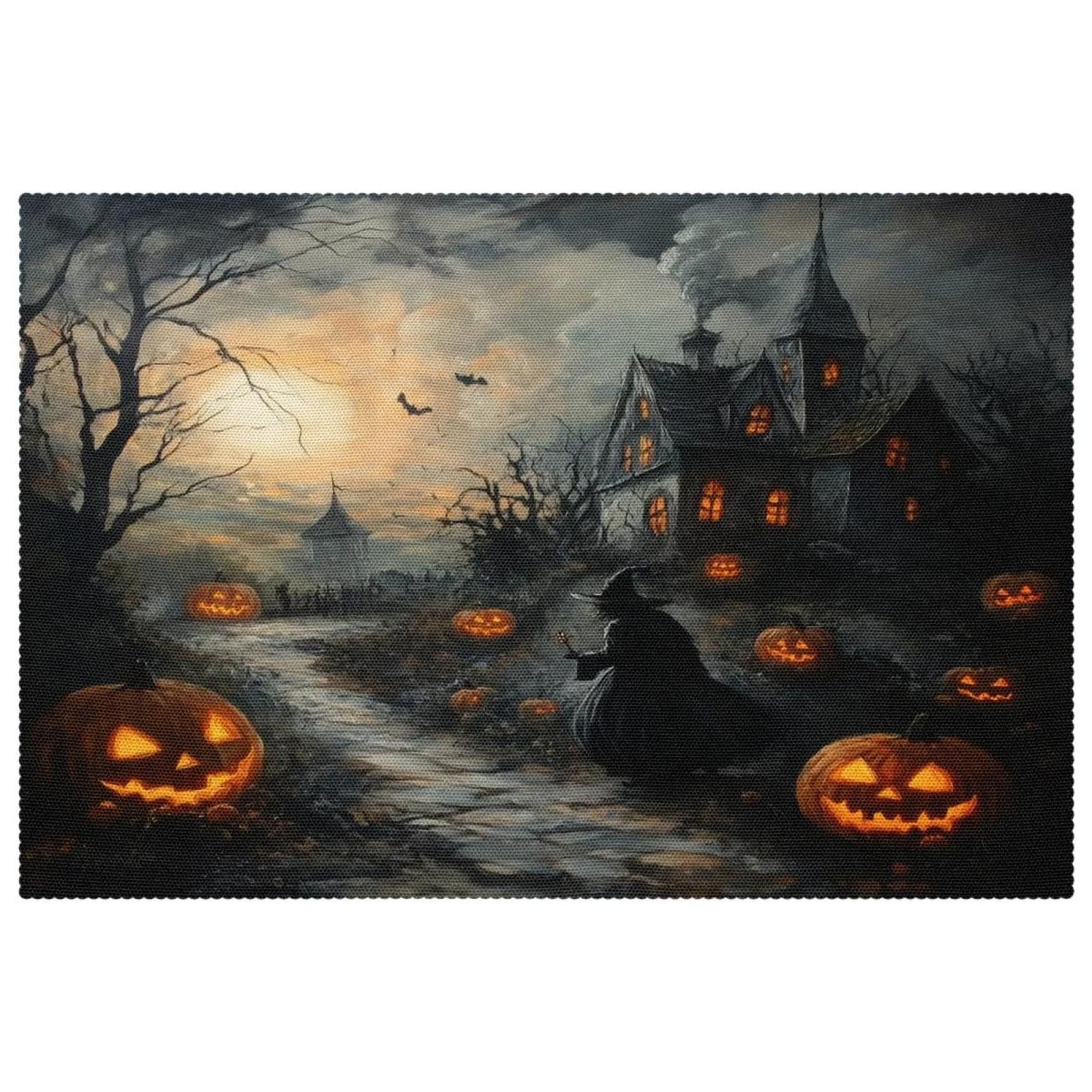 Sets de table citrouilles pour partager la magie d'un dîner d'automne chaleureux