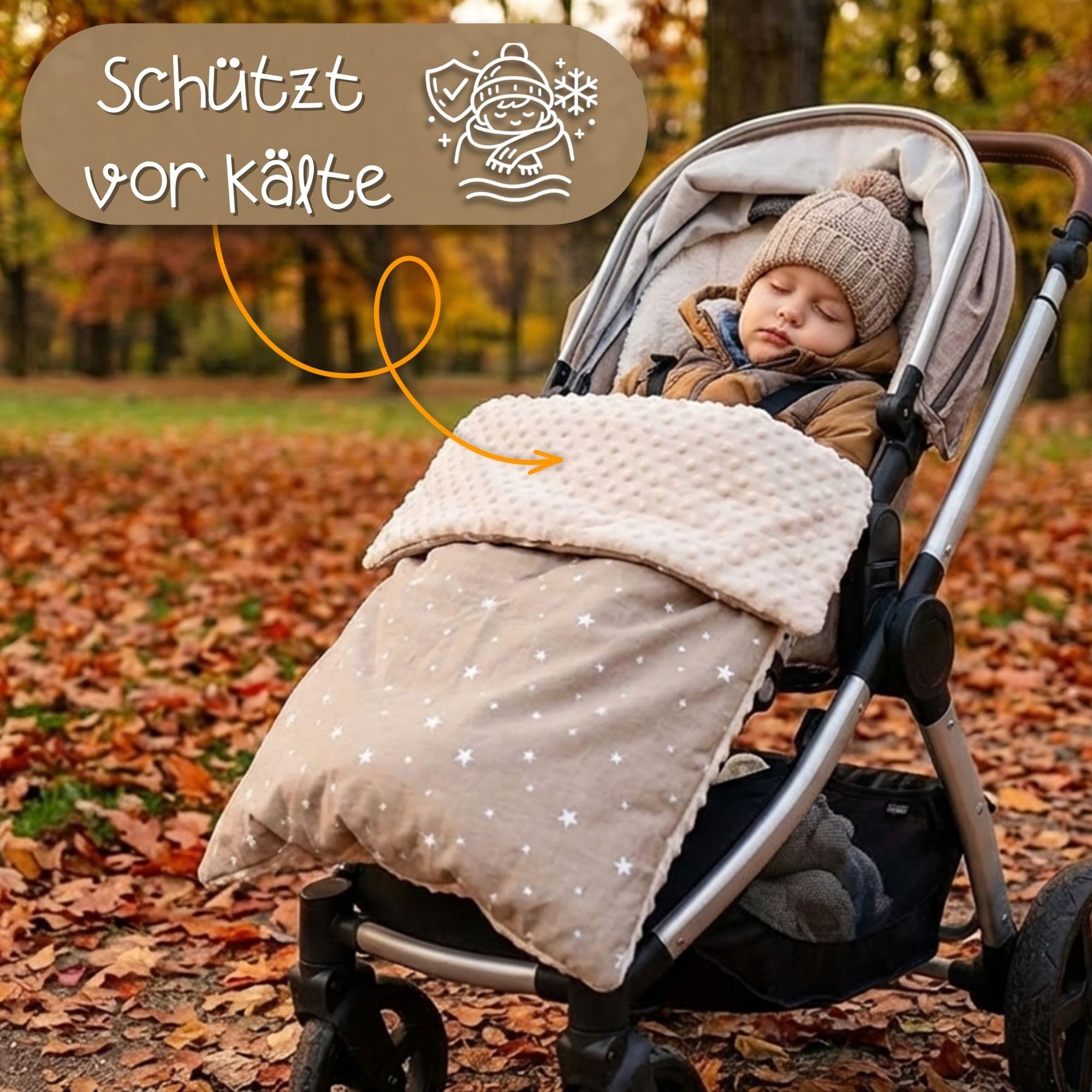 Coperta Termica Invernale Per Neonati In Cotone - 100x75 Cm, Morbida E Imbottita, Doppio Faccia (Peluche/Cotone) Per Gattonare, Passeggino, Verde