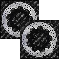 Vista 2 de NICHE Juego de rotor de freno delantero para Suzuki Vstrom 1000 650 Katana 650 GSXS750 GSX1250FA 59210-31J00 59210-44G11