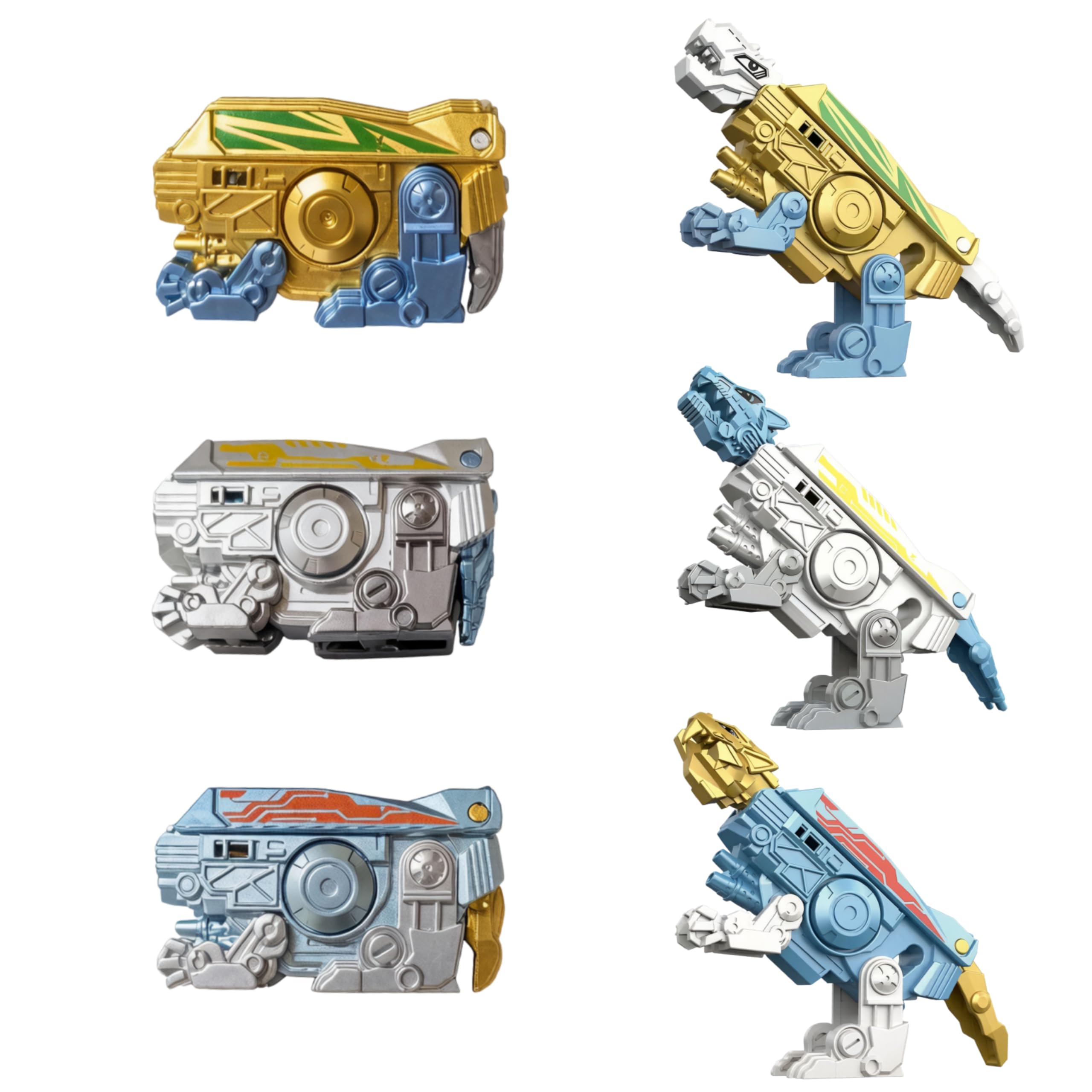 3-Pack Transformable Fidget Spinner Toys,Missile vehicle and Tank DIY Fingertip Spin Top Toys, Deformable Finger Gyros for Stress Relief and Creative Play Sensory Fidget Toys (Style 02)