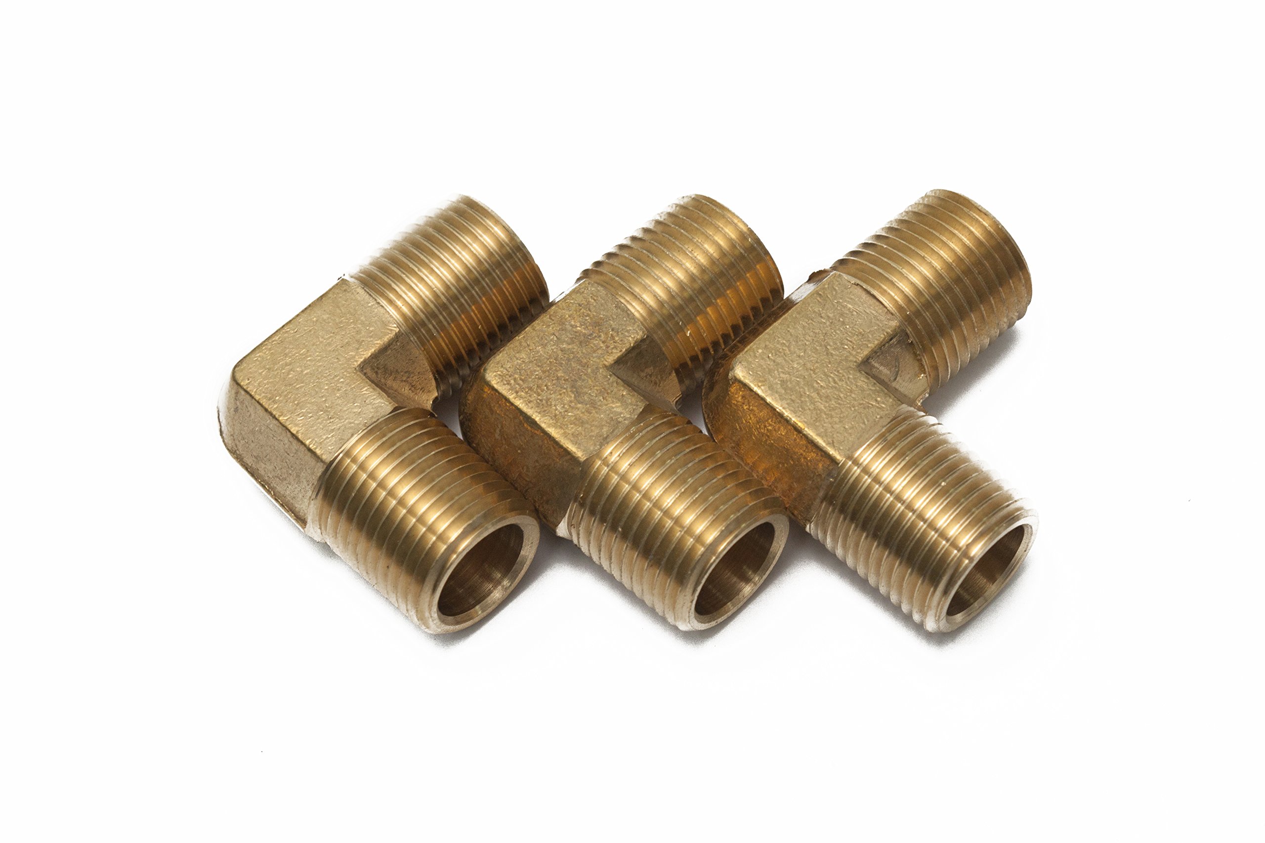 Coude laiton 90 deg 1/2 NPT haute résistance pour fluides et eau
