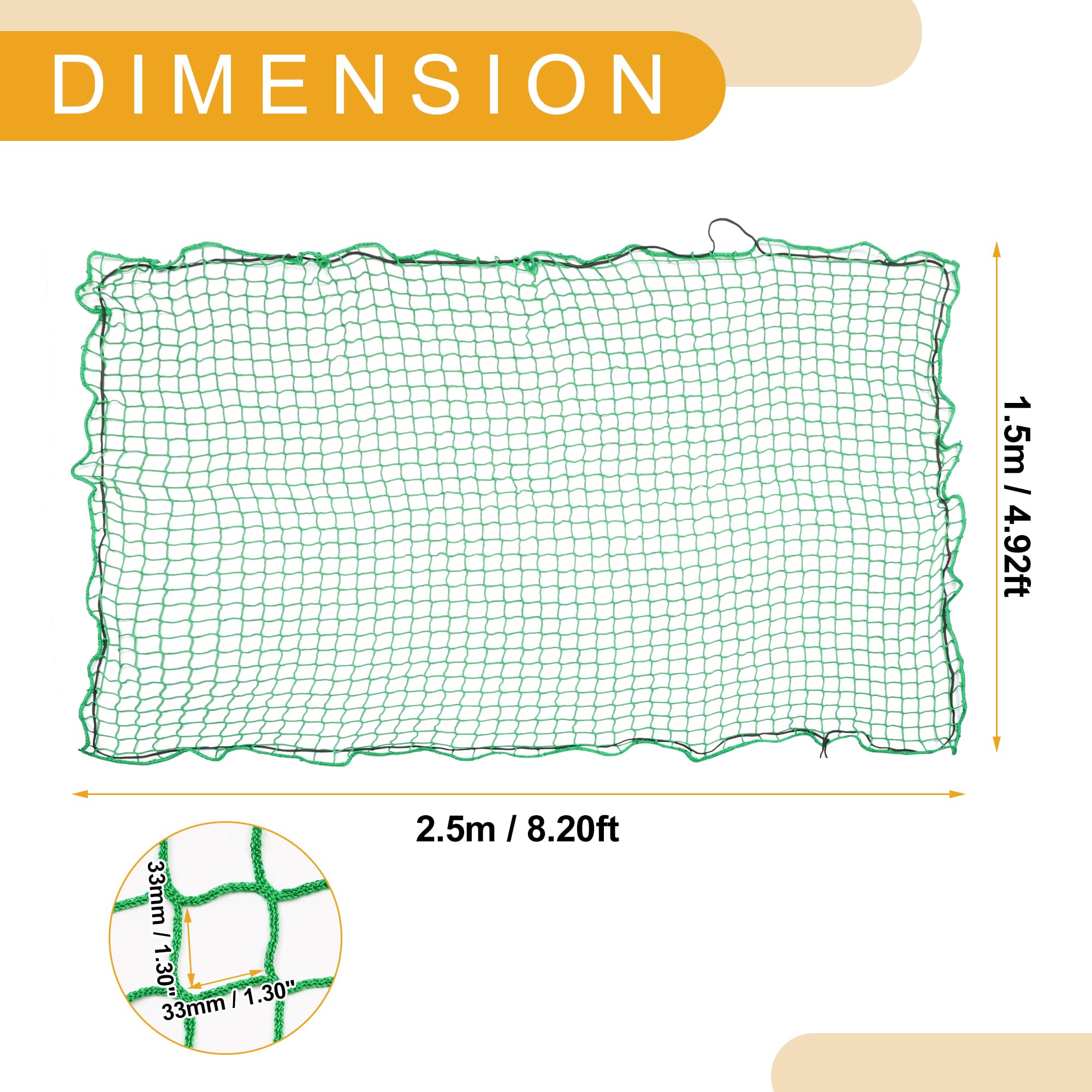 1 Pc Filet De Chargement Extensible Pour Remorque Et Pickup