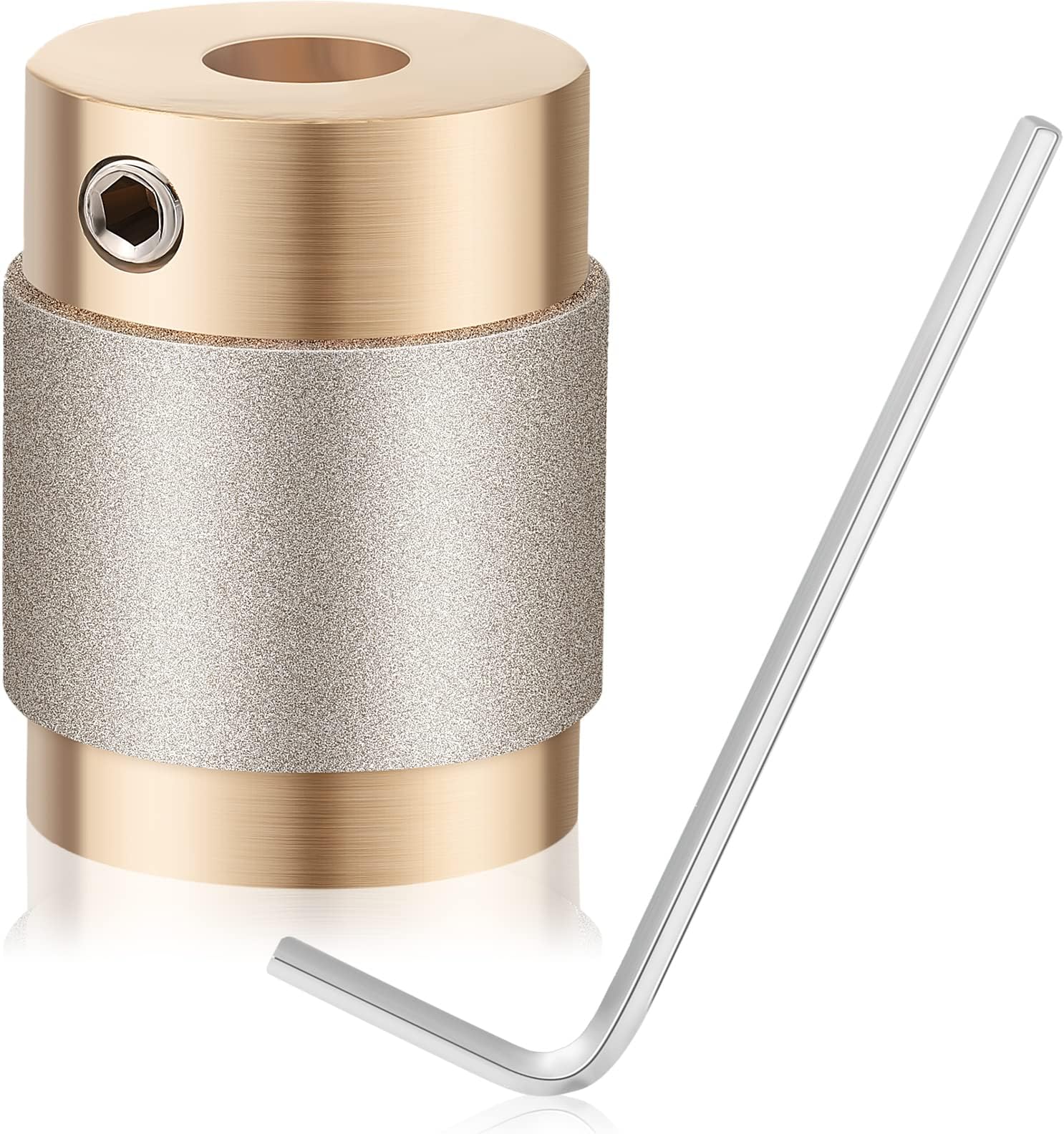 Glass Grinder Bits, Stained Glass Drill Bits, Stained Diamond Grinder Bit Head Tools, Stain Tools and Supplies(1 Piece,1 Inch)