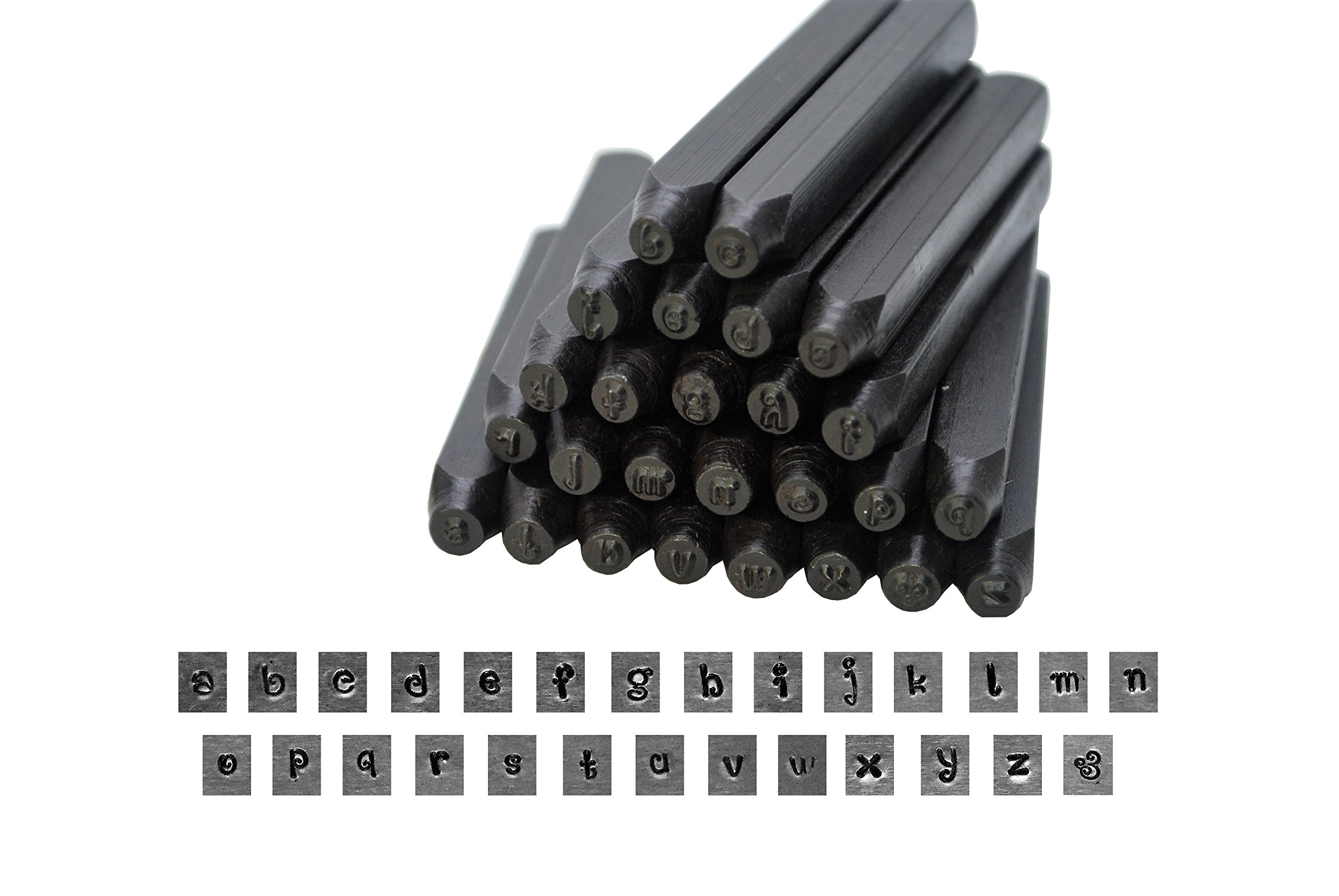 Proops Metalwork Penguin Font Letter Stamp Set, Lowercase, 27 Piece, 3Mm (J1380) Free Uk Postage