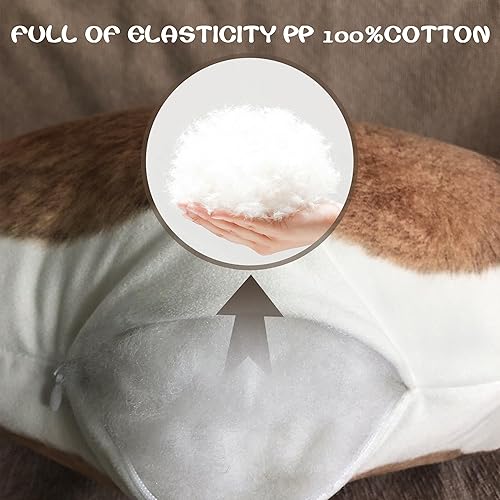 Miniatura 6 de CJWNQES Almohada personalizada para mascotas, almohada personalizada con fotos de imagen, con forma de perro, gato, ídolo, cara personalizada para