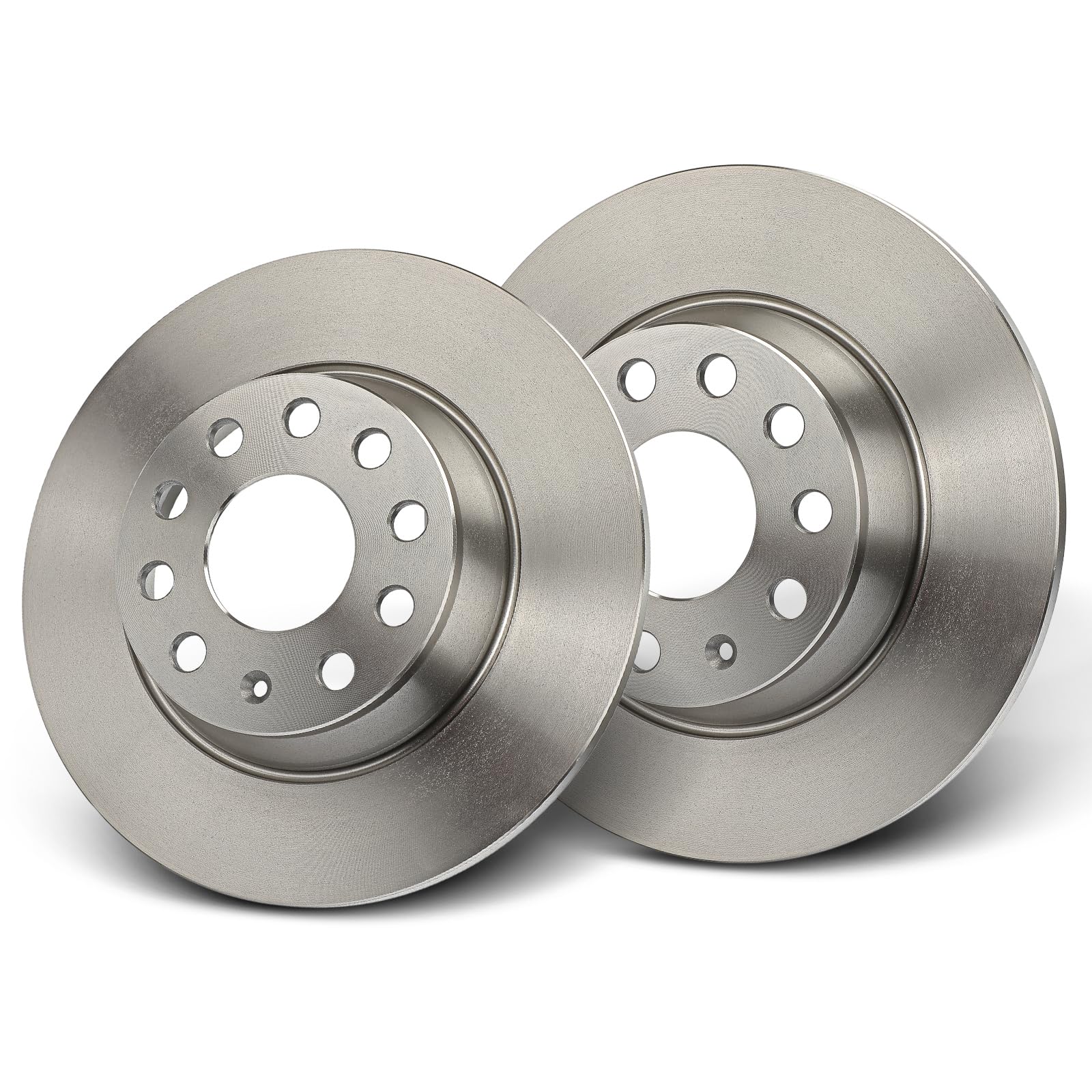 Frankberg Bremsensatz inkl. 2x Bremsscheiben + 4x Bremsbeläge Hinten Kompatibel mit Tigua.n 5N Q3 8UB 8UG Superb II Kombi 3T5 Golf VI 5K1 Replace# 5Q0615601Q, JZW698451E