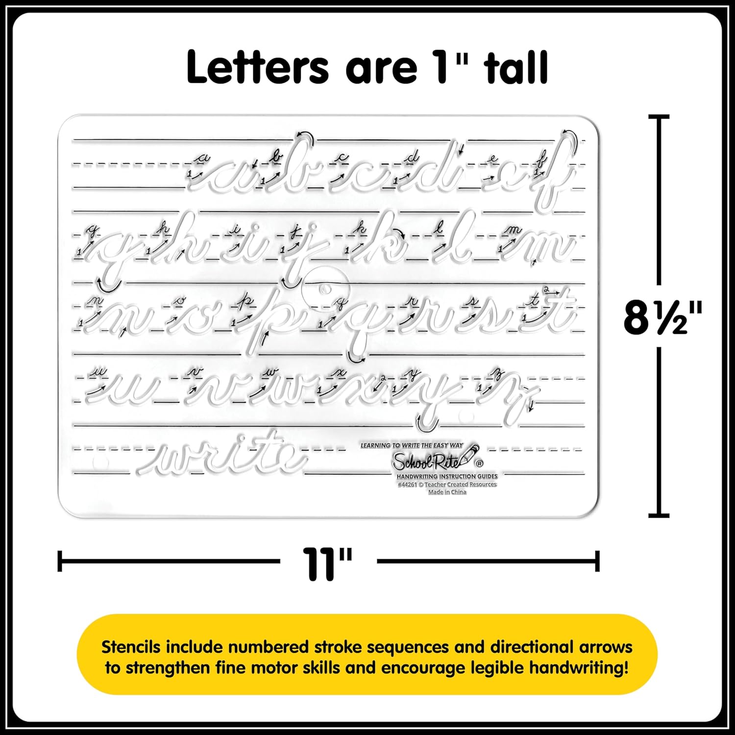 School-Rite Handwriting Instruction Guides - Lowercase Cursive (TCR44261)