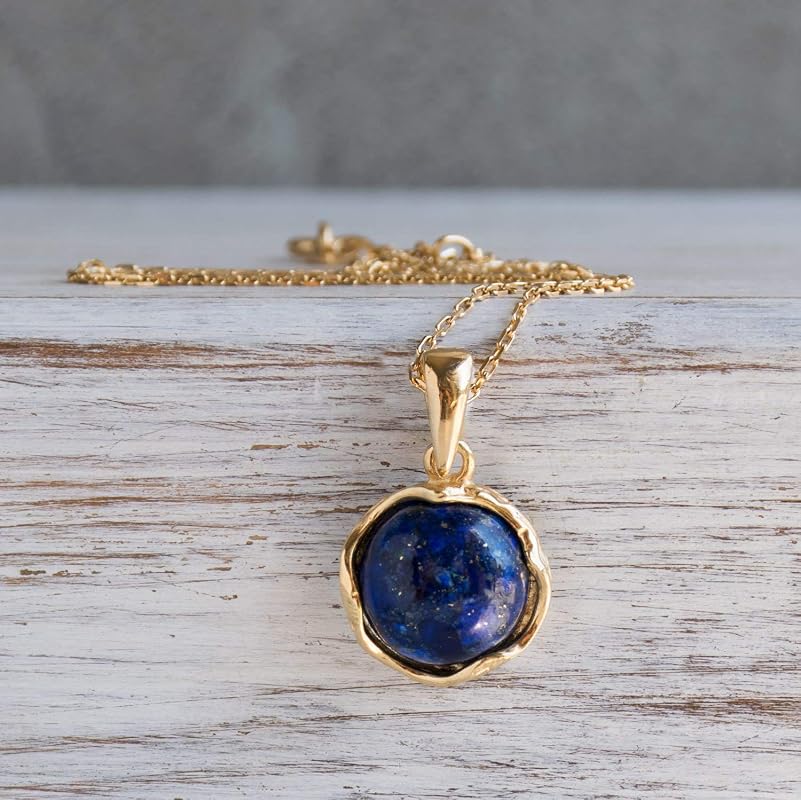 P02 Necklaces Sterling Silver (Lapis 