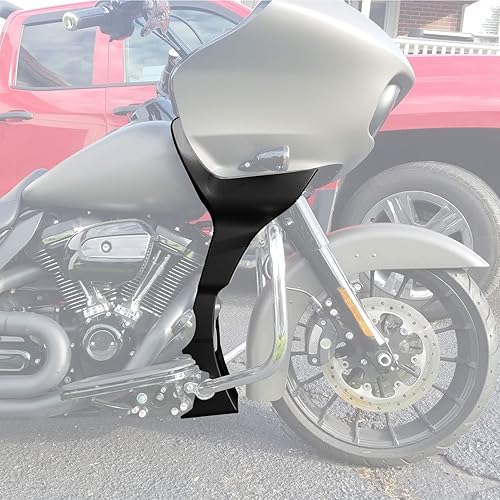 Miniatura 1 de Cubierta de alerón de carenado negro sin pintar para Harley Road Glide FLTRX FLTRXS Road Glide Special FLTRXS 2017-2023