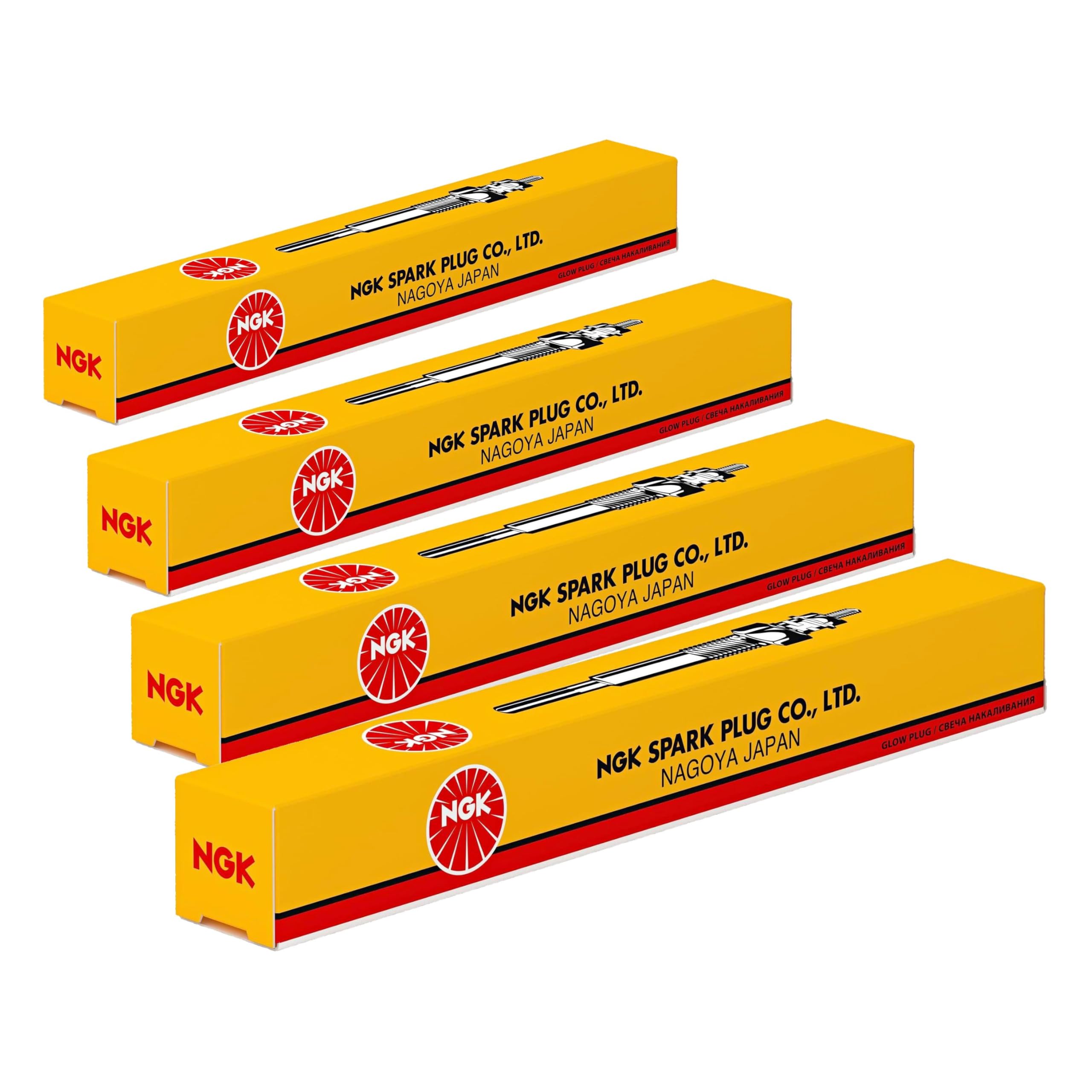 NGK 6628 Candeletta Diesel 10,5V Apertura chiave:12 mm Dimensioni filettatura:M10 x 1,25 Modello candeletta:Candeletta metallica (Confezione da 4)