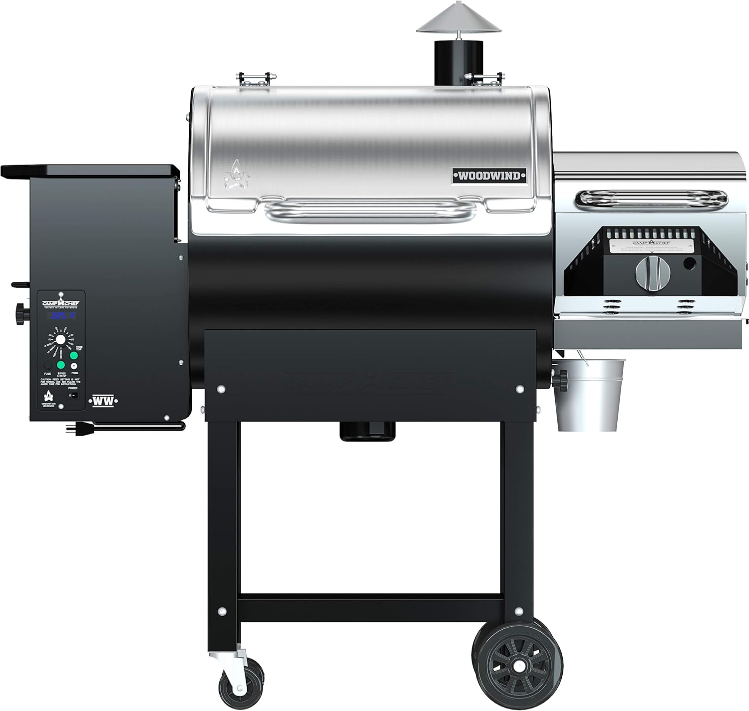 Best Smoker Grill Combo In 2025 (Pellet, Charcoal &Amp; Gas) 6 Camp Chef Woodwind Classic 24 Pellet Grill With Sear Box - Smart Smoke Technology - Ash Cleanout System