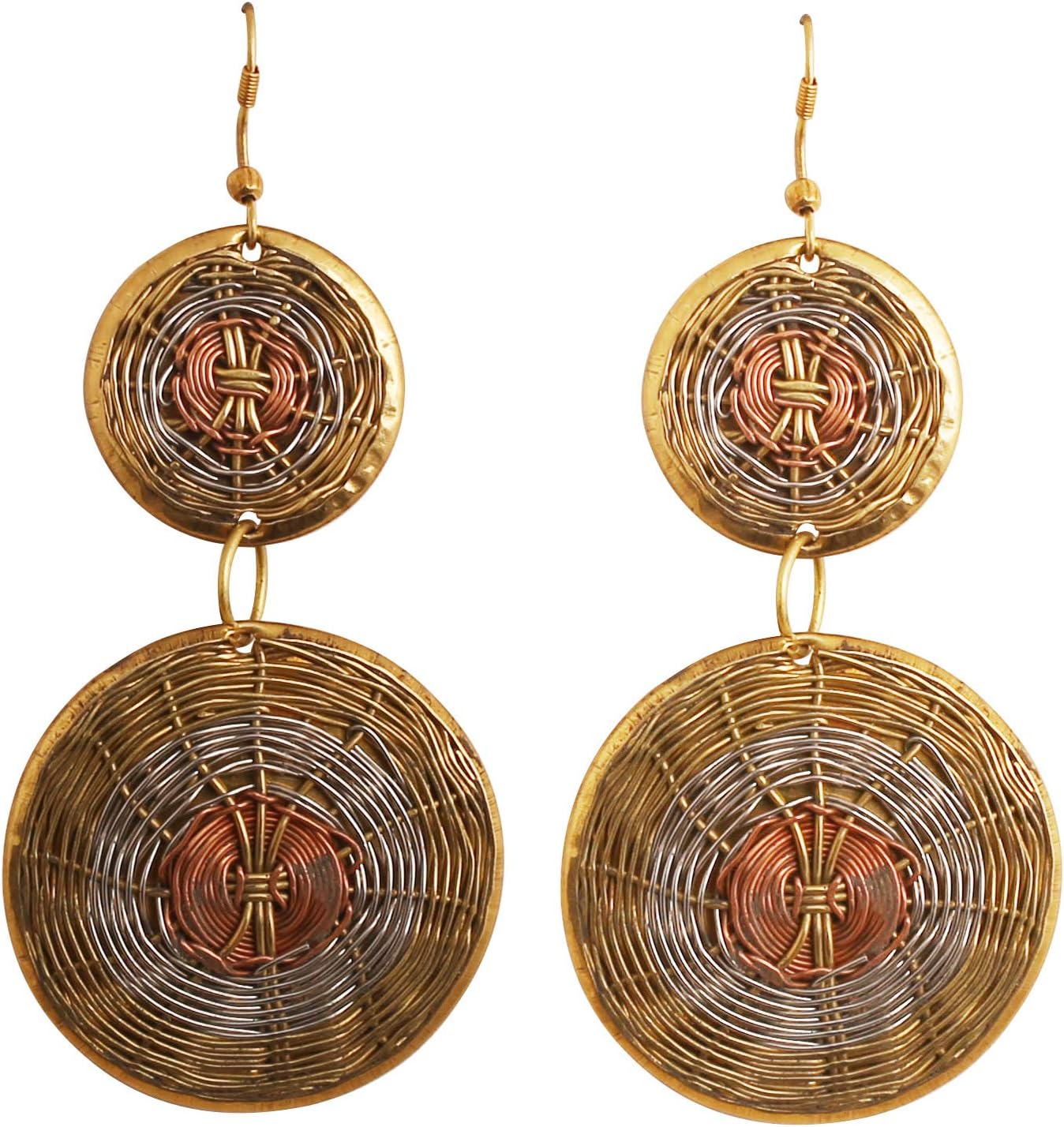 Orecchini Jhumka turchi geometrici in oro palazzo etnico da donna Pendientes Gioielli indiani Orecchini pendenti con nappe  36