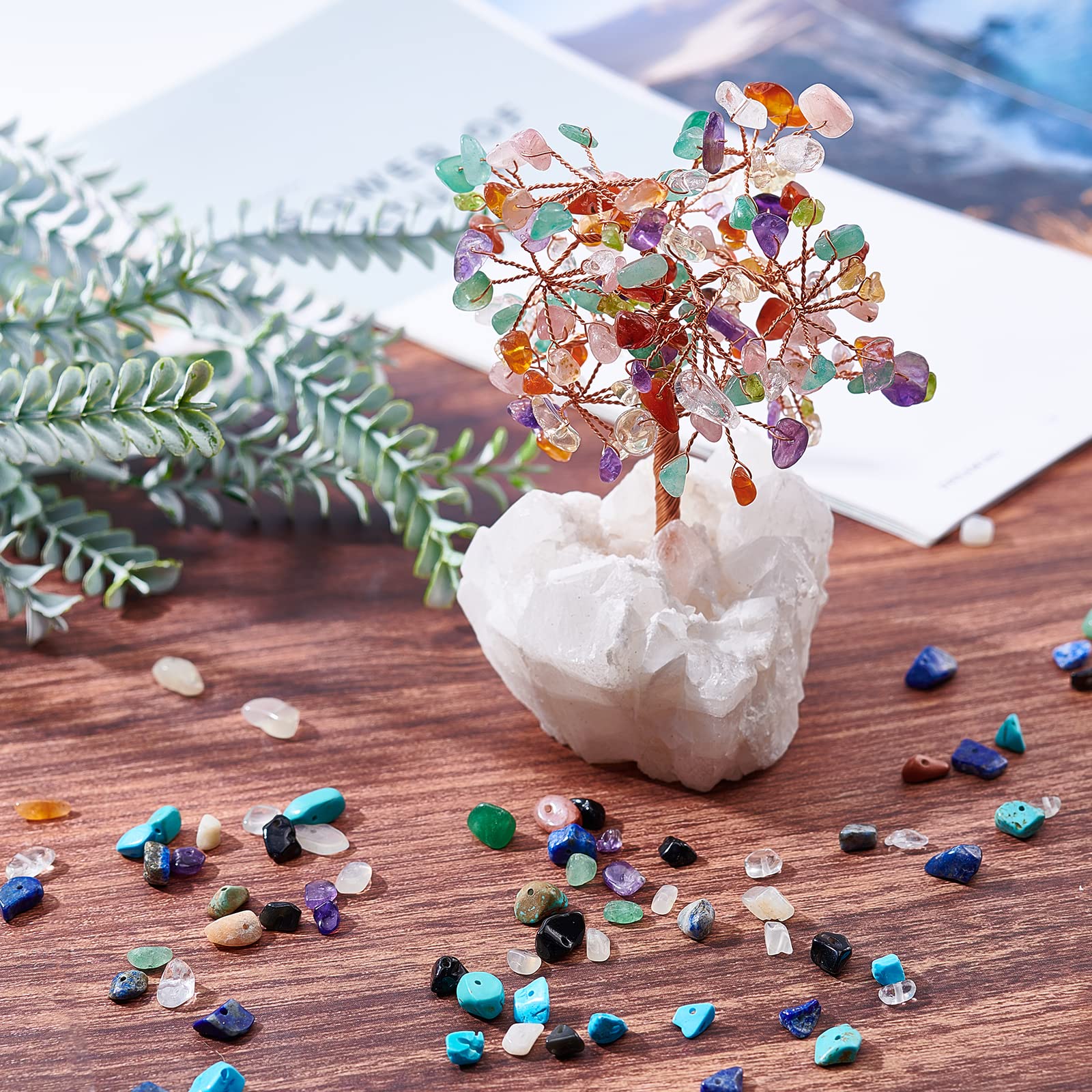 Chipstone zonnesteen natuursteen kralen licht bruin per 15 gram ( /- 50 stuks) | FRIS! Kralen en Sieraden