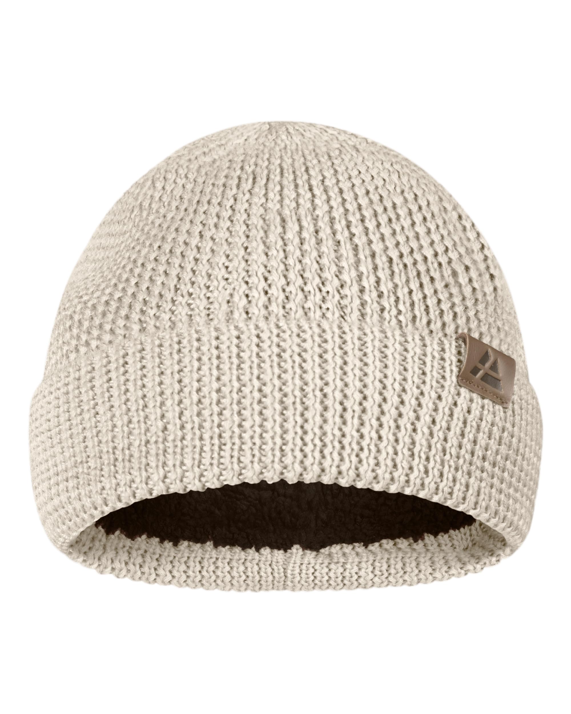 DANISH ENDURANCE Berretto Beanie in Lana Merino con Fodera in Pile, Berretto a Maglia, Berretto Invernale Uomo e Donna