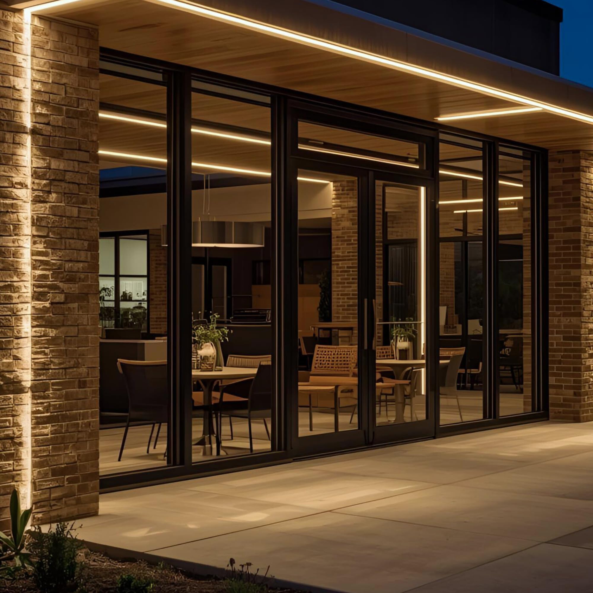 Jandei - Tira Led COB Autorrectificada 220V 12W/m, 480 LEDs/m, Cortable y Adhesiva, Ancho PCB 12mm, Largo 5 metros - IP65 Apta para Iluminación y Decoración de Exteriores (Luz Natural 4200k)