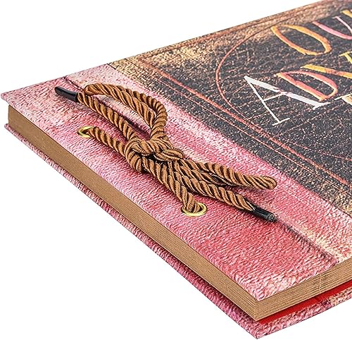 Miniatura 2 de Álbum de fotos de aniversario, álbum de fotos de boda de 11.6 x 7.5 pulgadas, 80 páginas, incluye 5 postales y 5 esquinas autoadhesivas multicolor