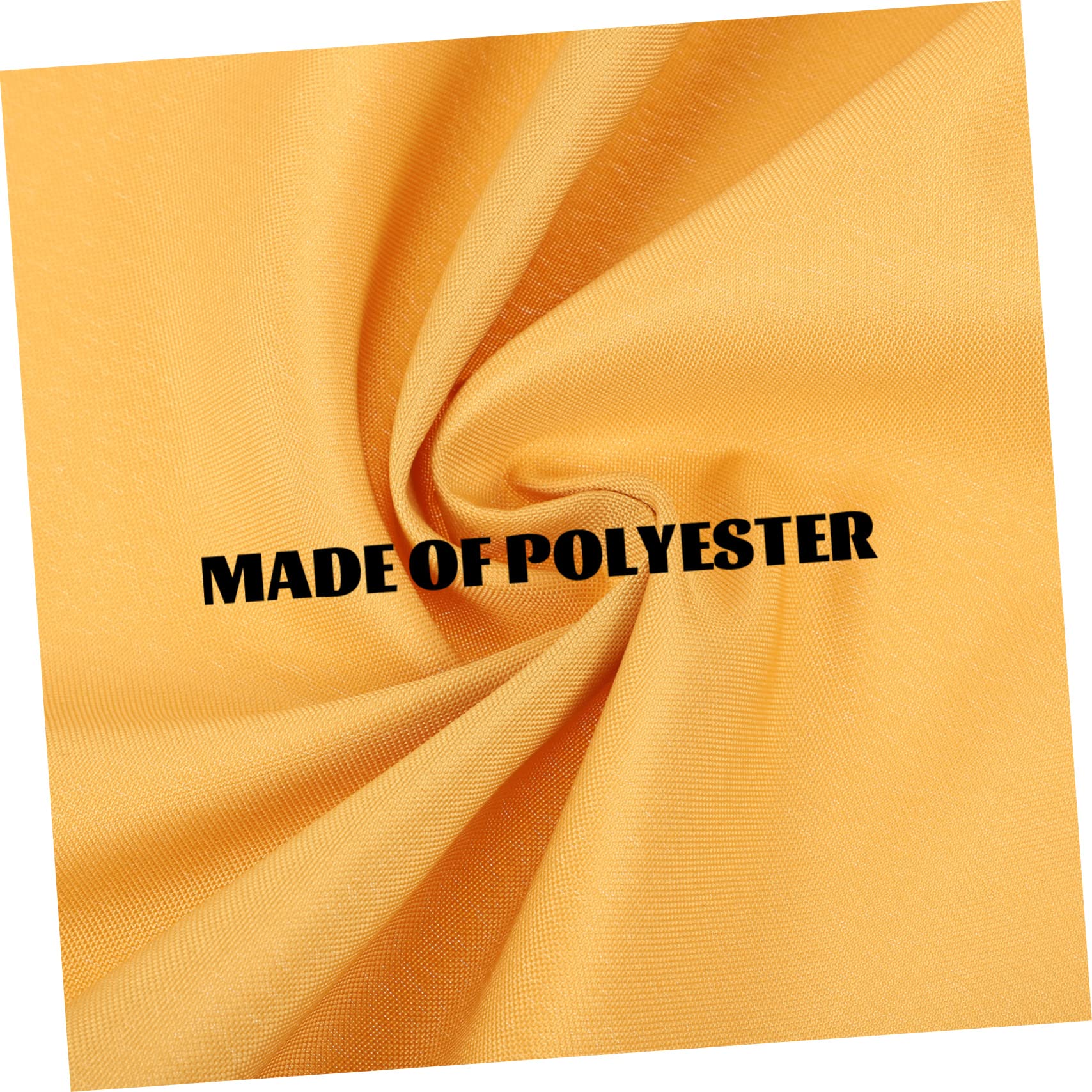 Goldene Stoffservietten 10 Stück aus Polyester für Esstisch | Hotel und Restauranttauglich, Waschbar mit Geringer Schrumpfung, Saugfähig und Hautfreundlich